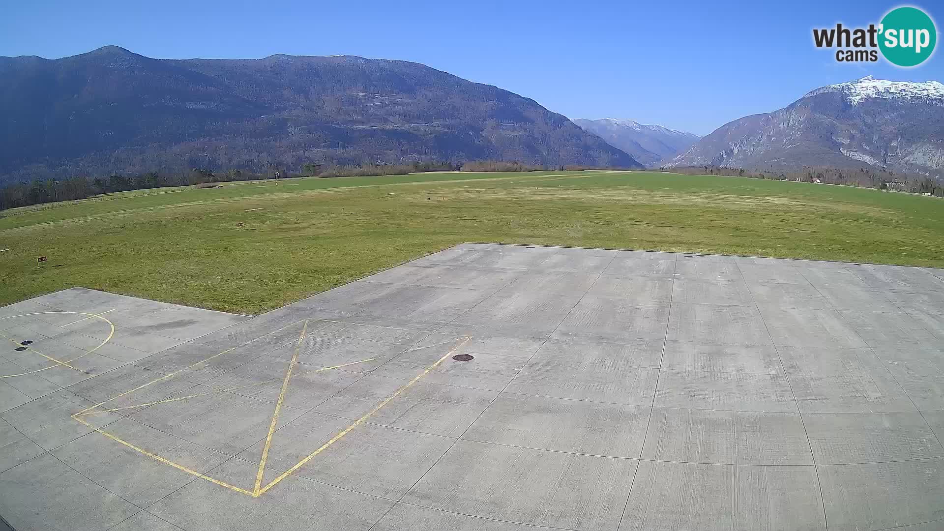 Cámara web del aeropuerto de Bovec – Skydive Bovec