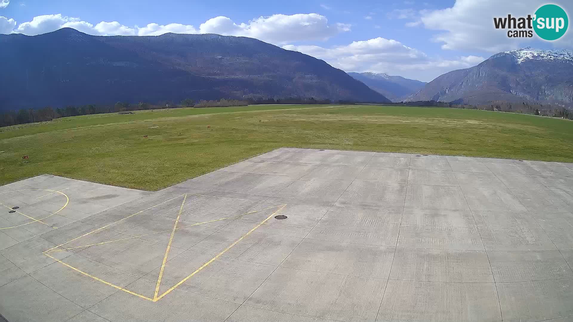 Cámara web del aeropuerto de Bovec – Skydive Bovec