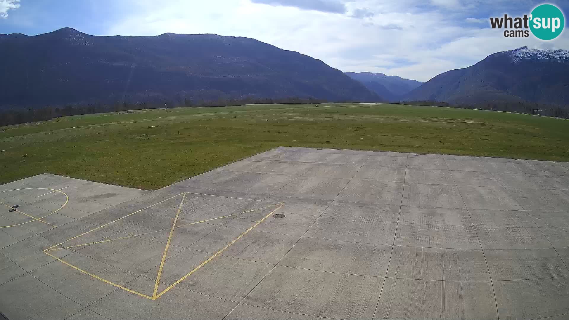Webcam de l’aéroport de Bovec – Skydive Bovec