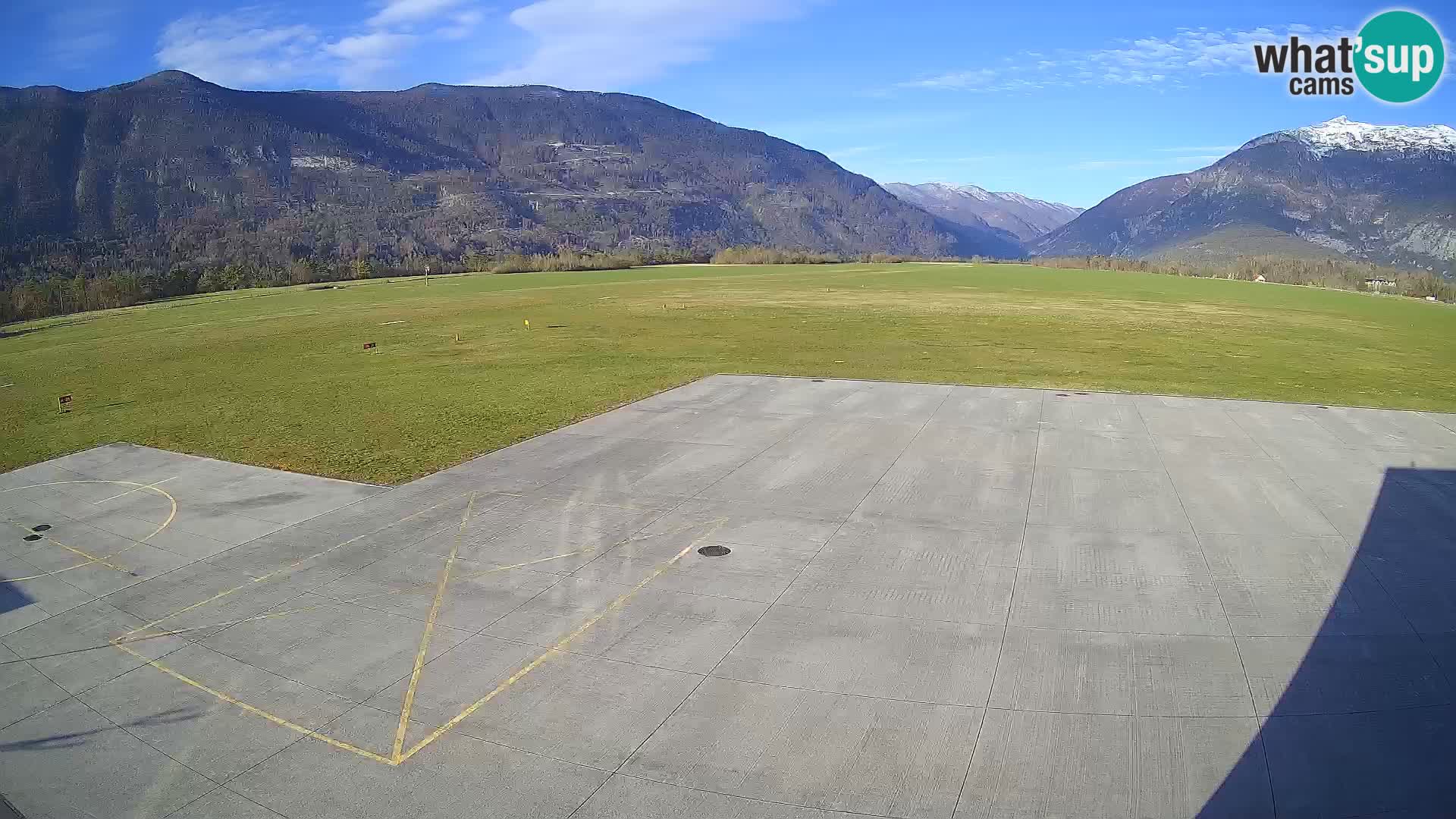Cámara web del aeropuerto de Bovec – Skydive Bovec