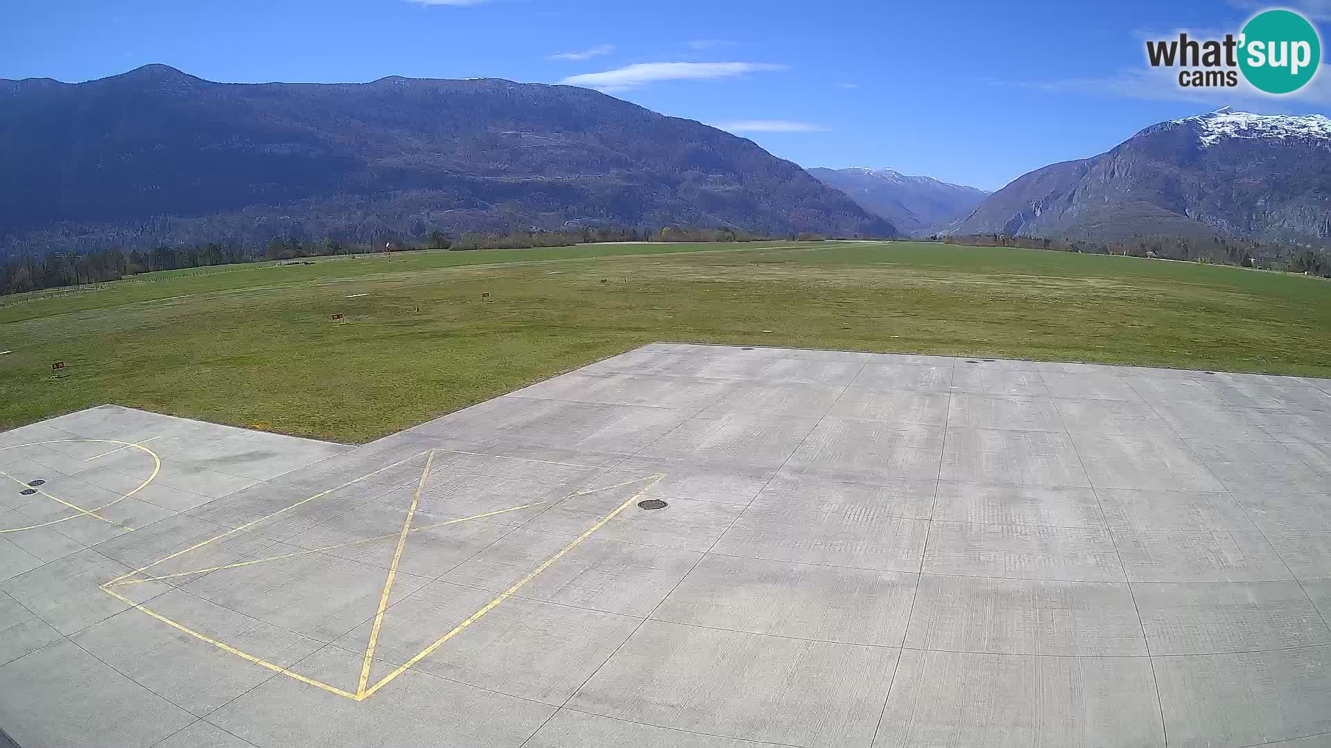 Webcam de l’aéroport de Bovec – Skydive Bovec