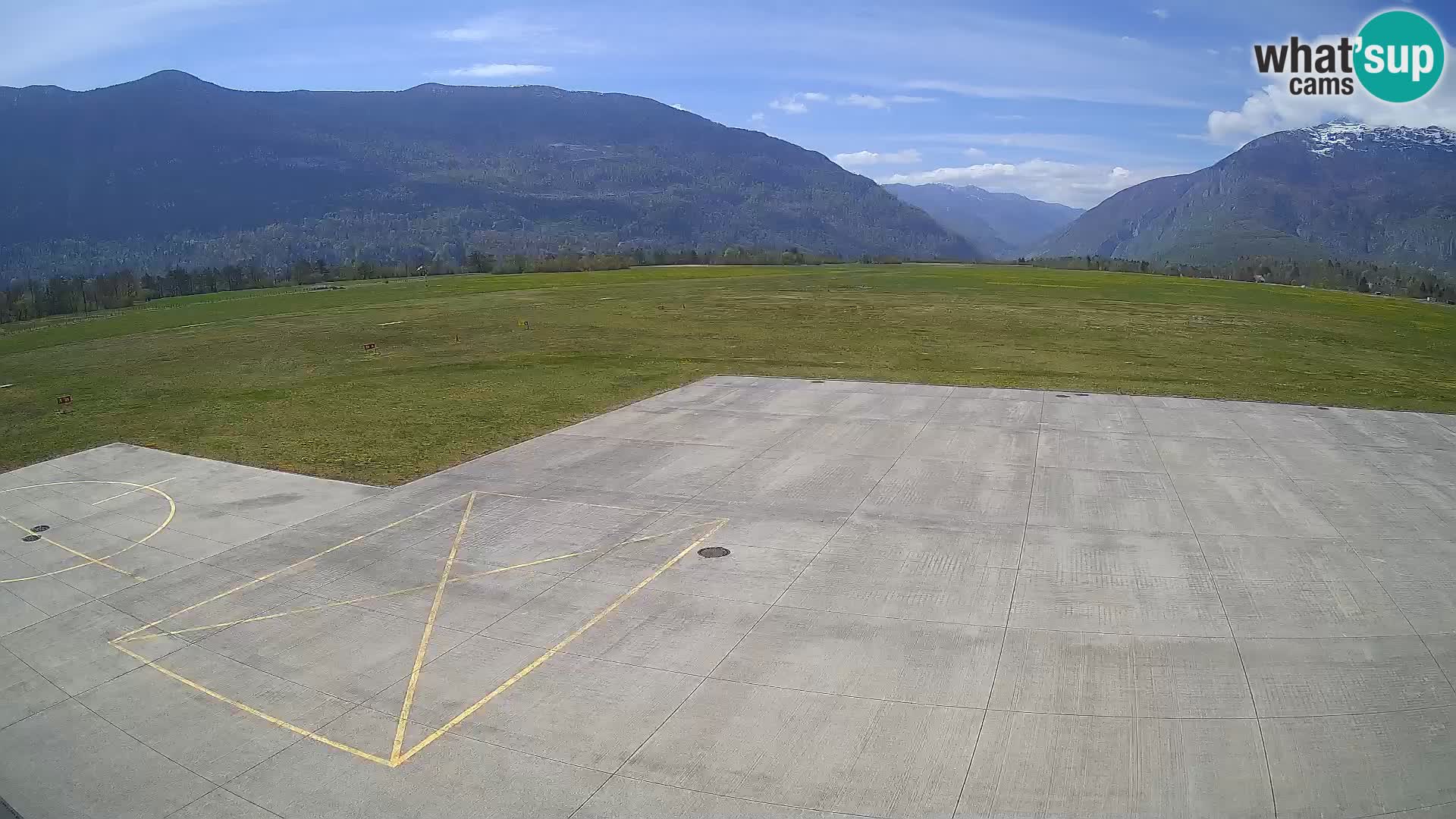 Cámara web del aeropuerto de Bovec – Skydive Bovec