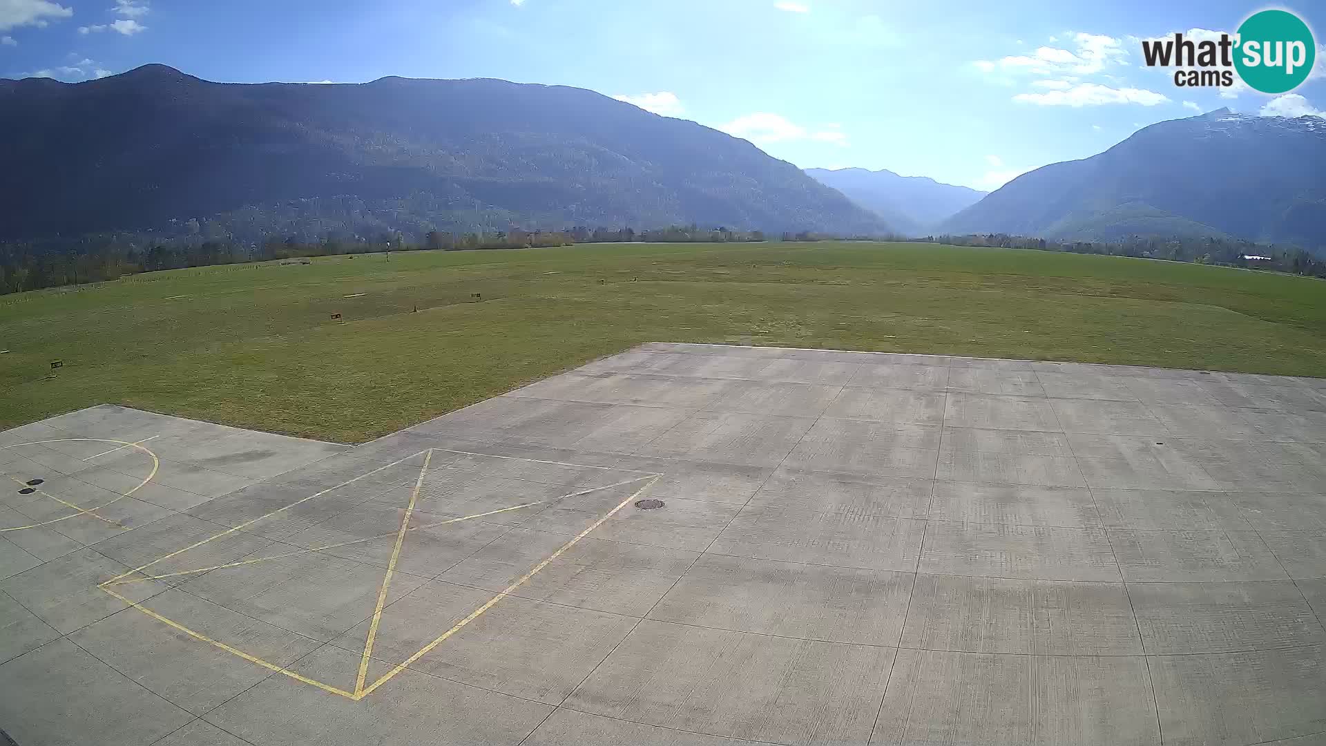Cámara web del aeropuerto de Bovec – Skydive Bovec