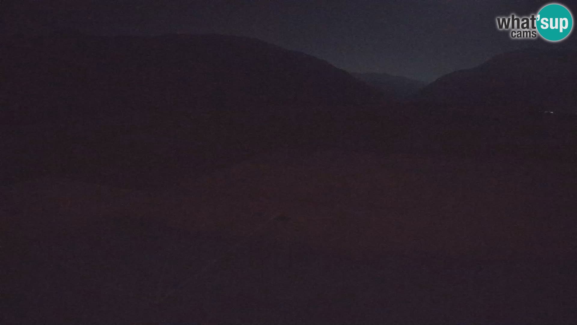 Webcam aereoporto di Bovec (Plezzo) – Vista verso il Kanin