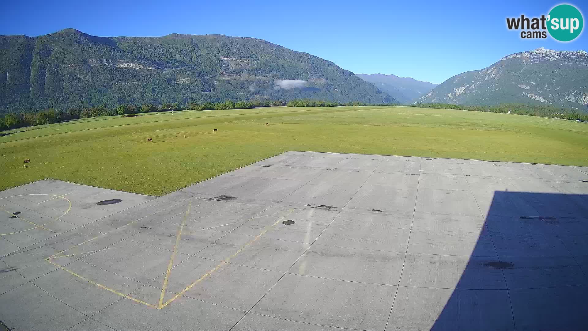 Webcam de l’aéroport de Bovec – Skydive Bovec