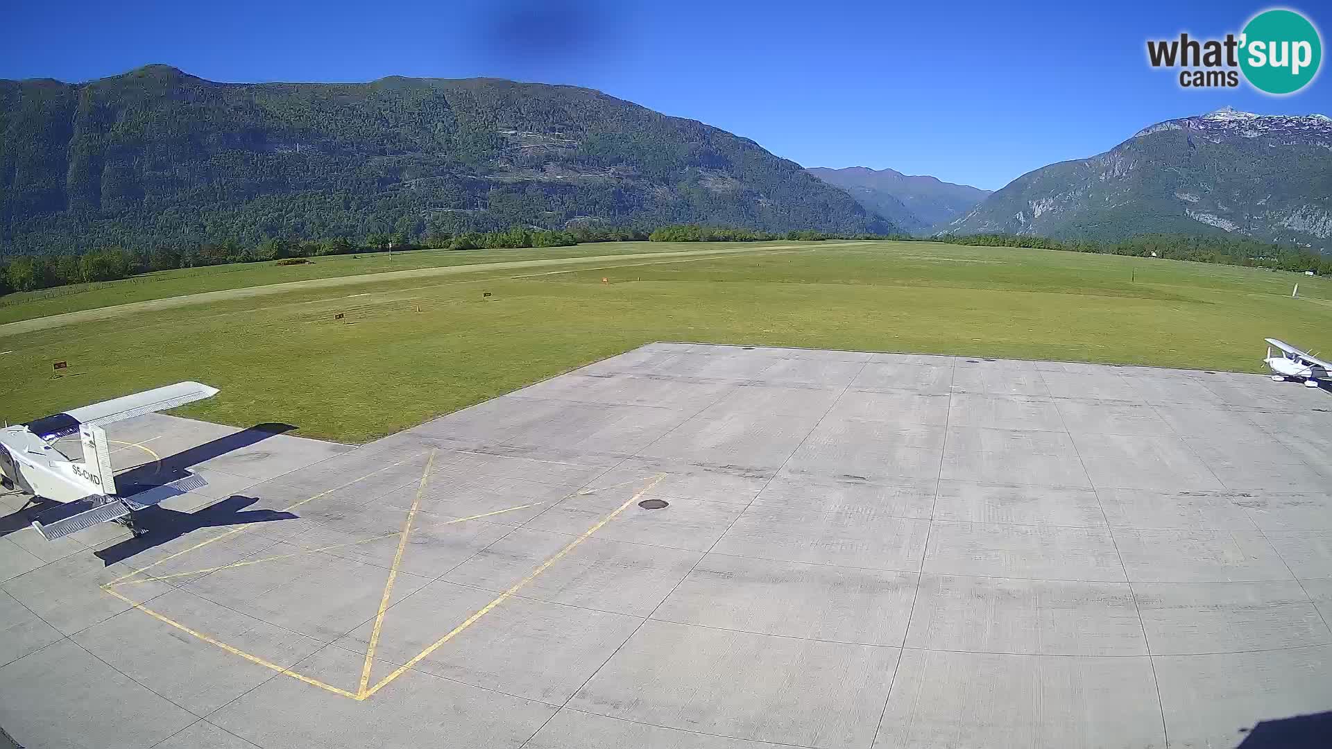 Cámara web del aeropuerto de Bovec – Skydive Bovec