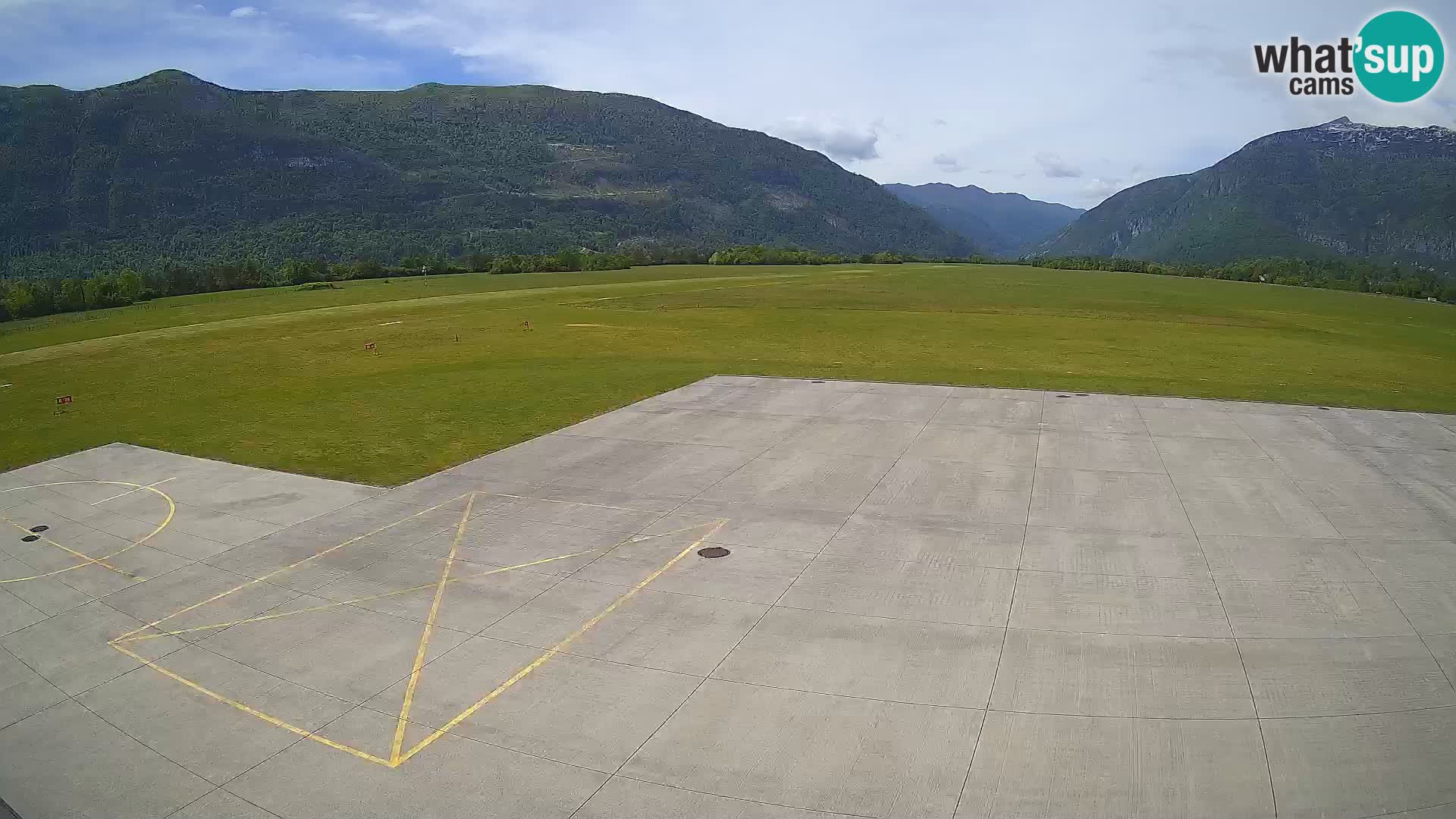 Bovec spletna kamera letališče – Skydive Bovec