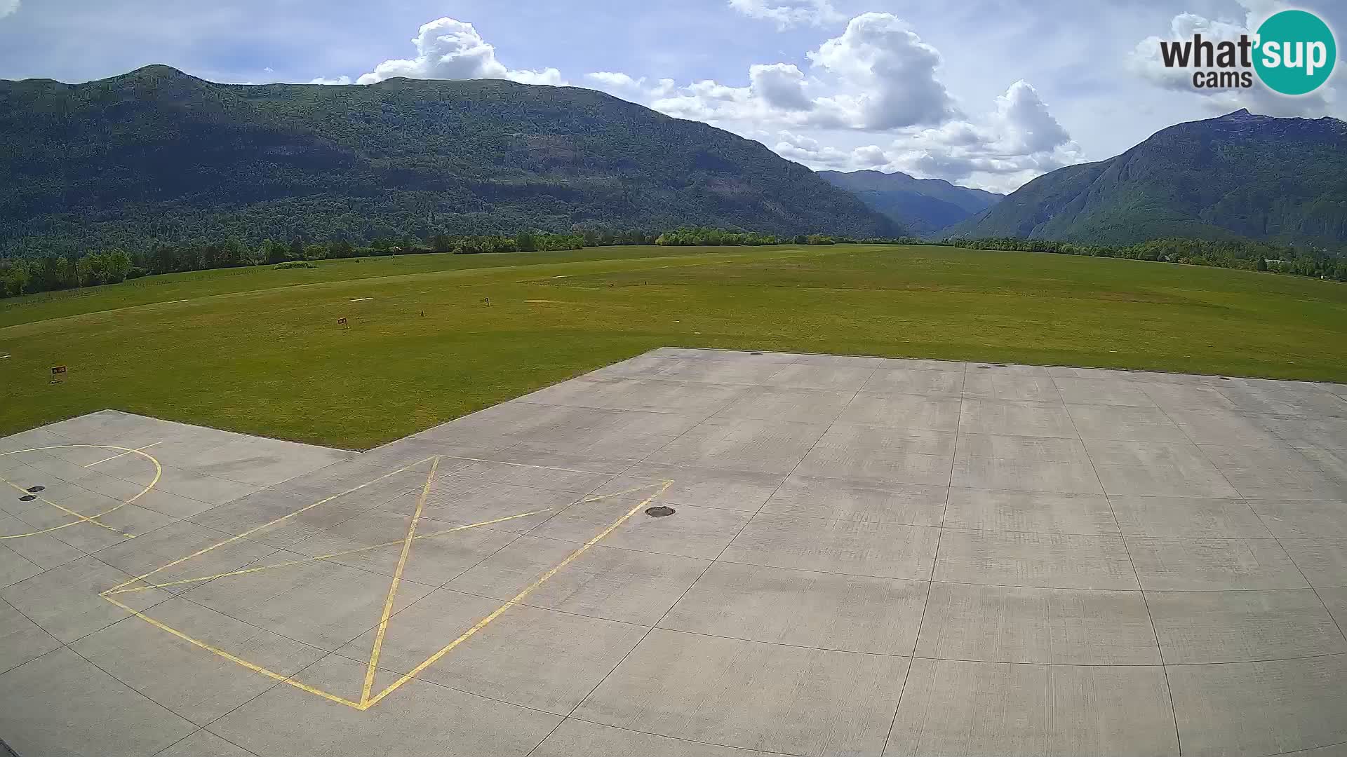 Cámara web del aeropuerto de Bovec – Skydive Bovec