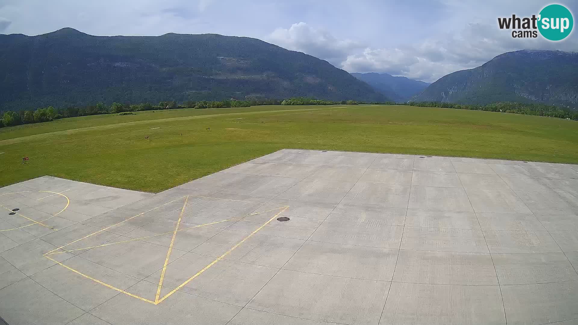 Cámara web del aeropuerto de Bovec – Skydive Bovec