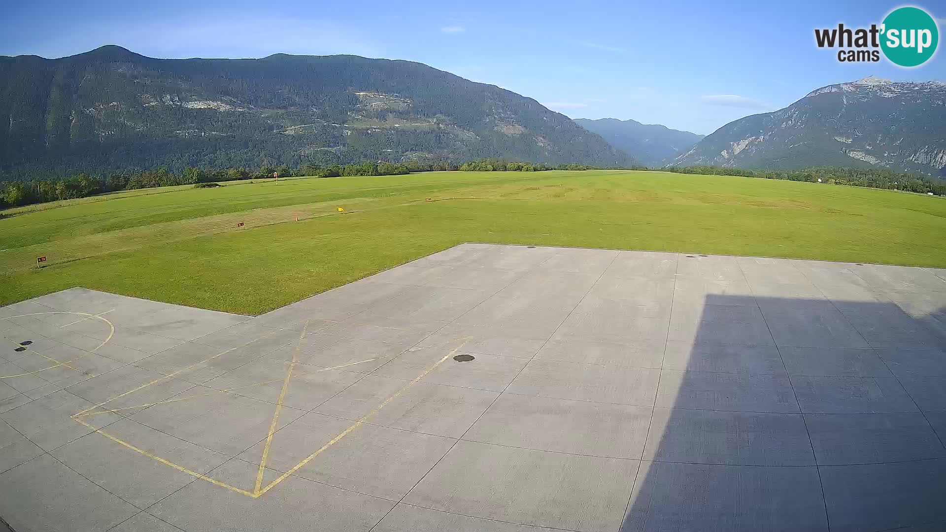 Cámara web del aeropuerto de Bovec – Skydive Bovec