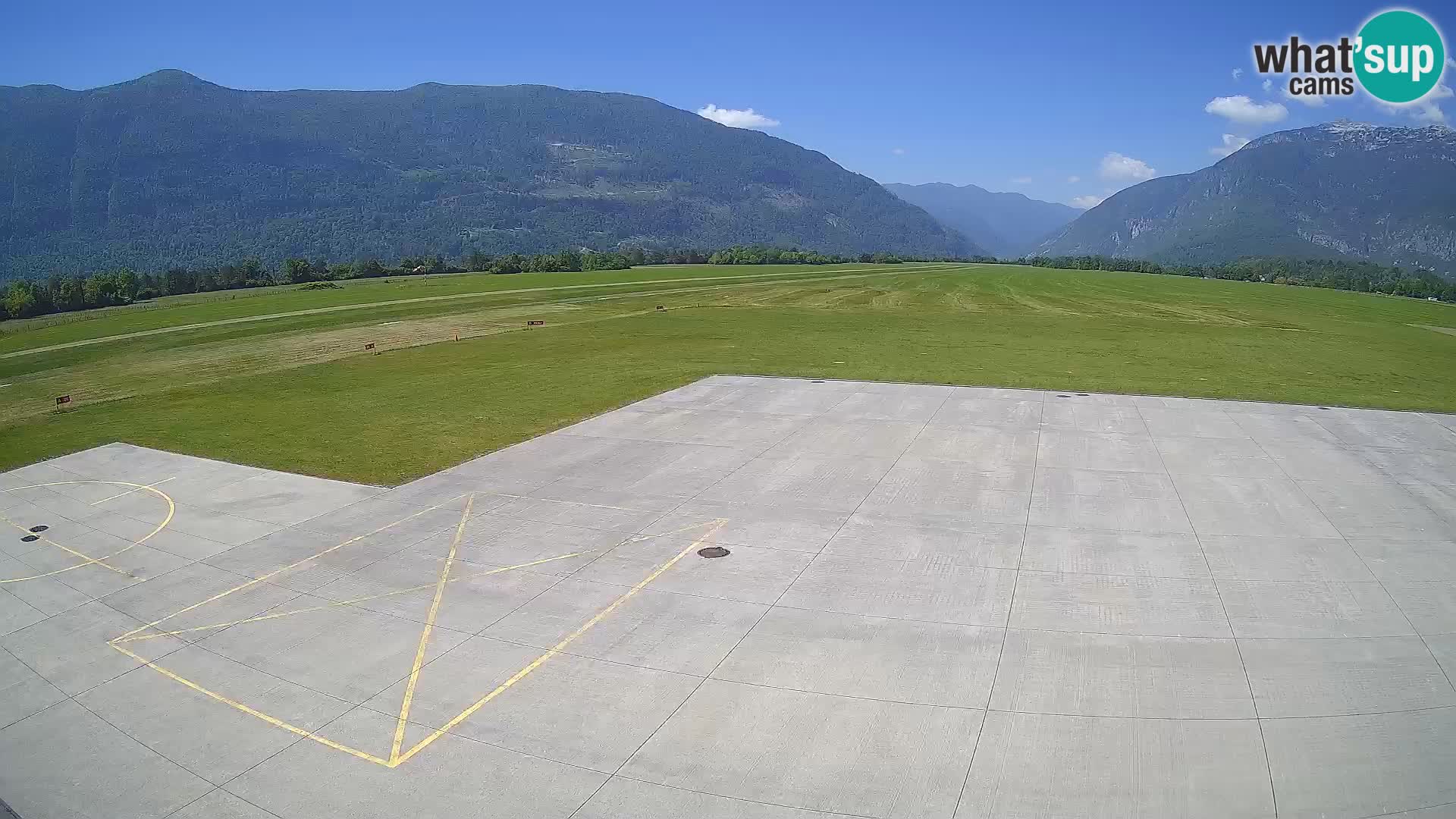 Bovec spletna kamera letališče – Skydive Bovec