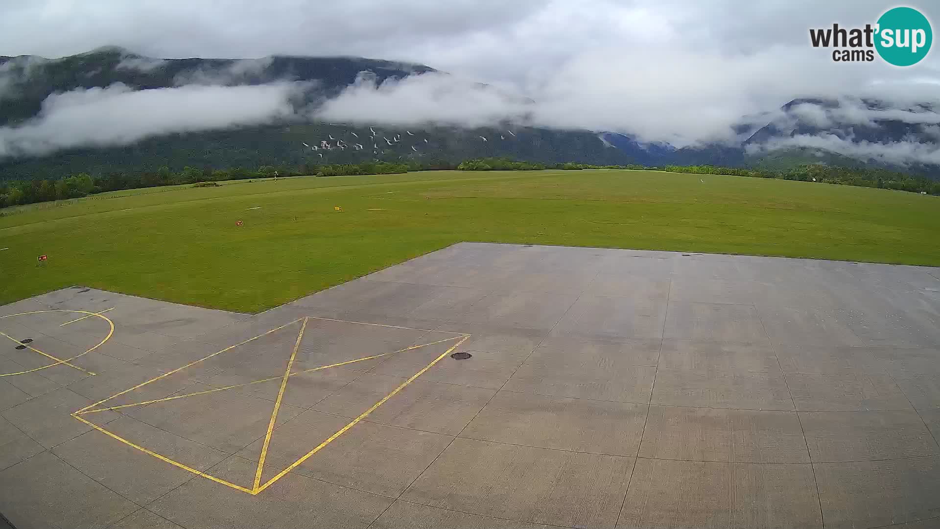 Cámara web del aeropuerto de Bovec – Skydive Bovec