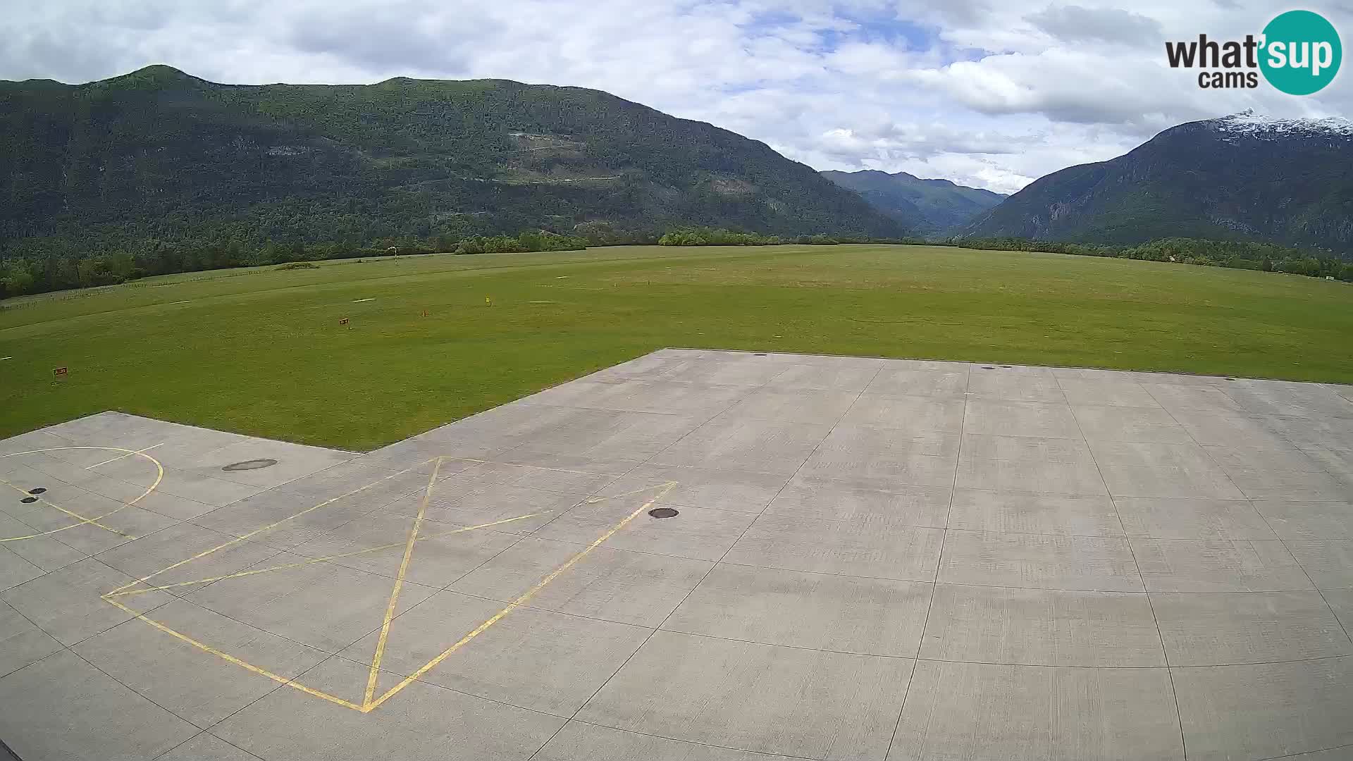Cámara web del aeropuerto de Bovec – Skydive Bovec