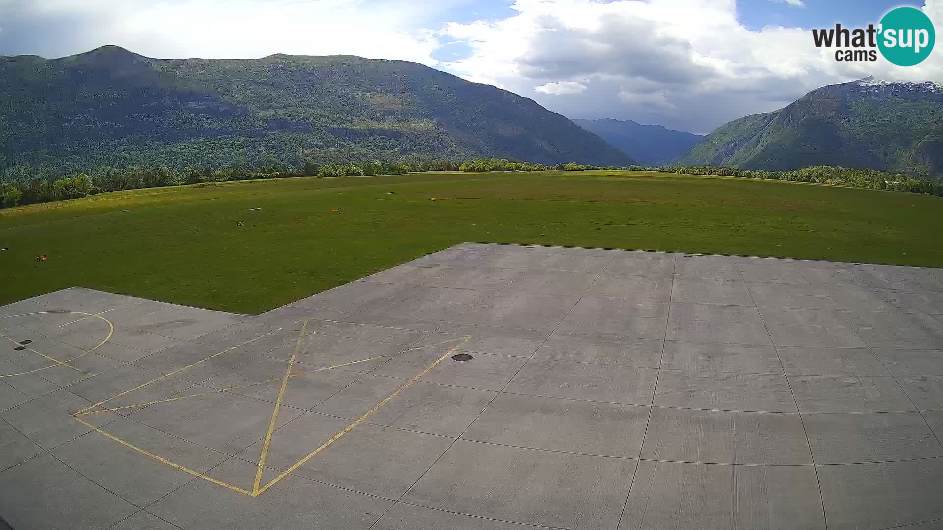 Bovec spletna kamera letališče – Skydive Bovec