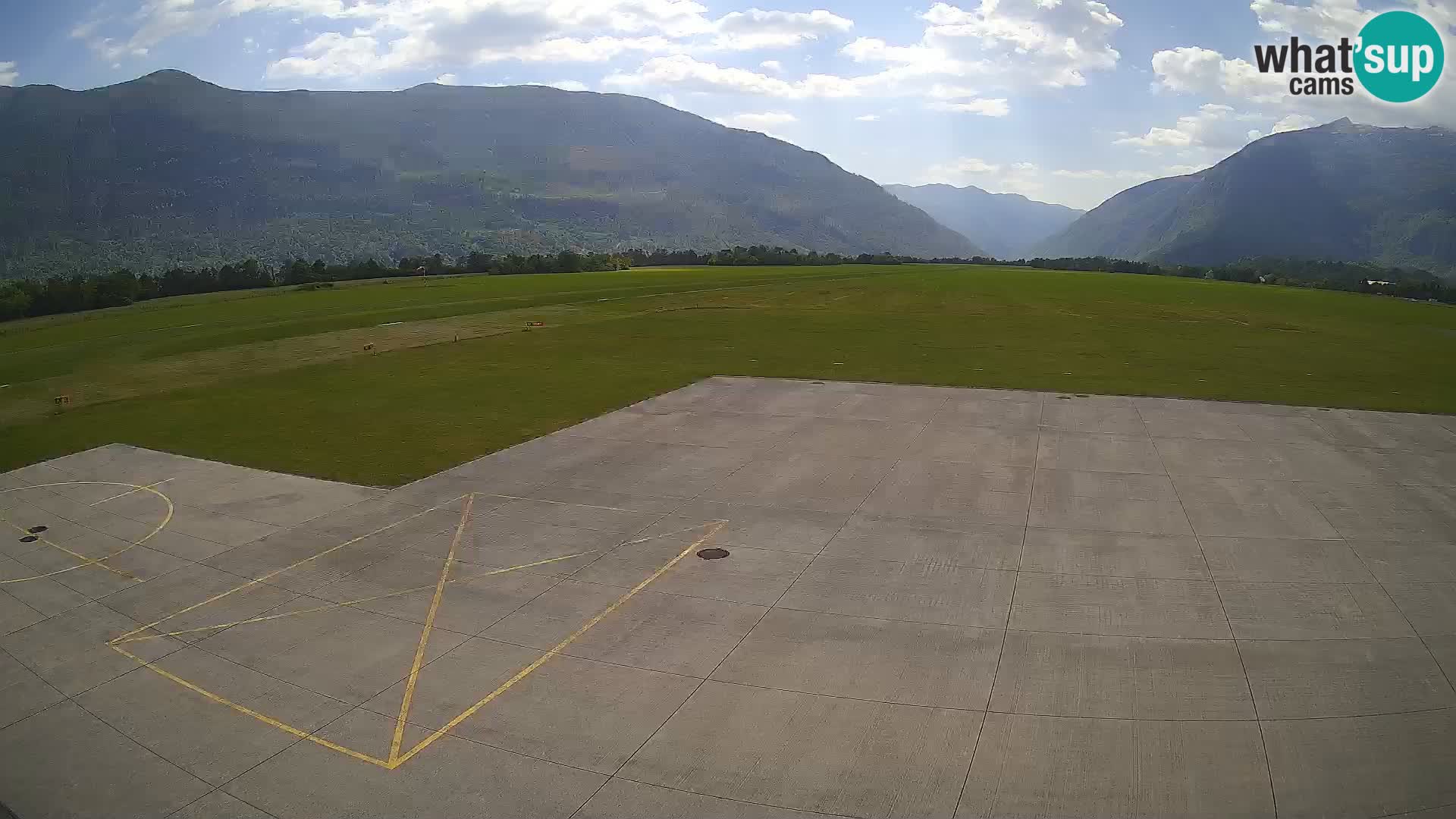 Bovec spletna kamera letališče – Skydive Bovec