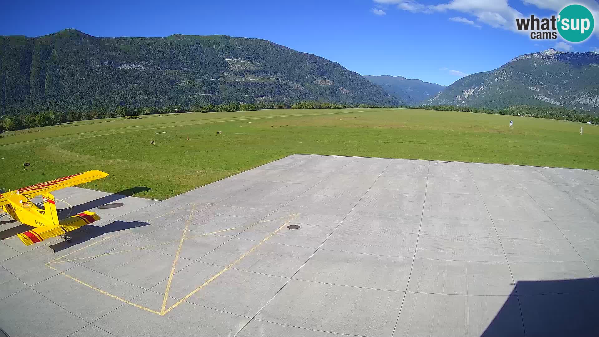 Cámara web del aeropuerto de Bovec – Skydive Bovec