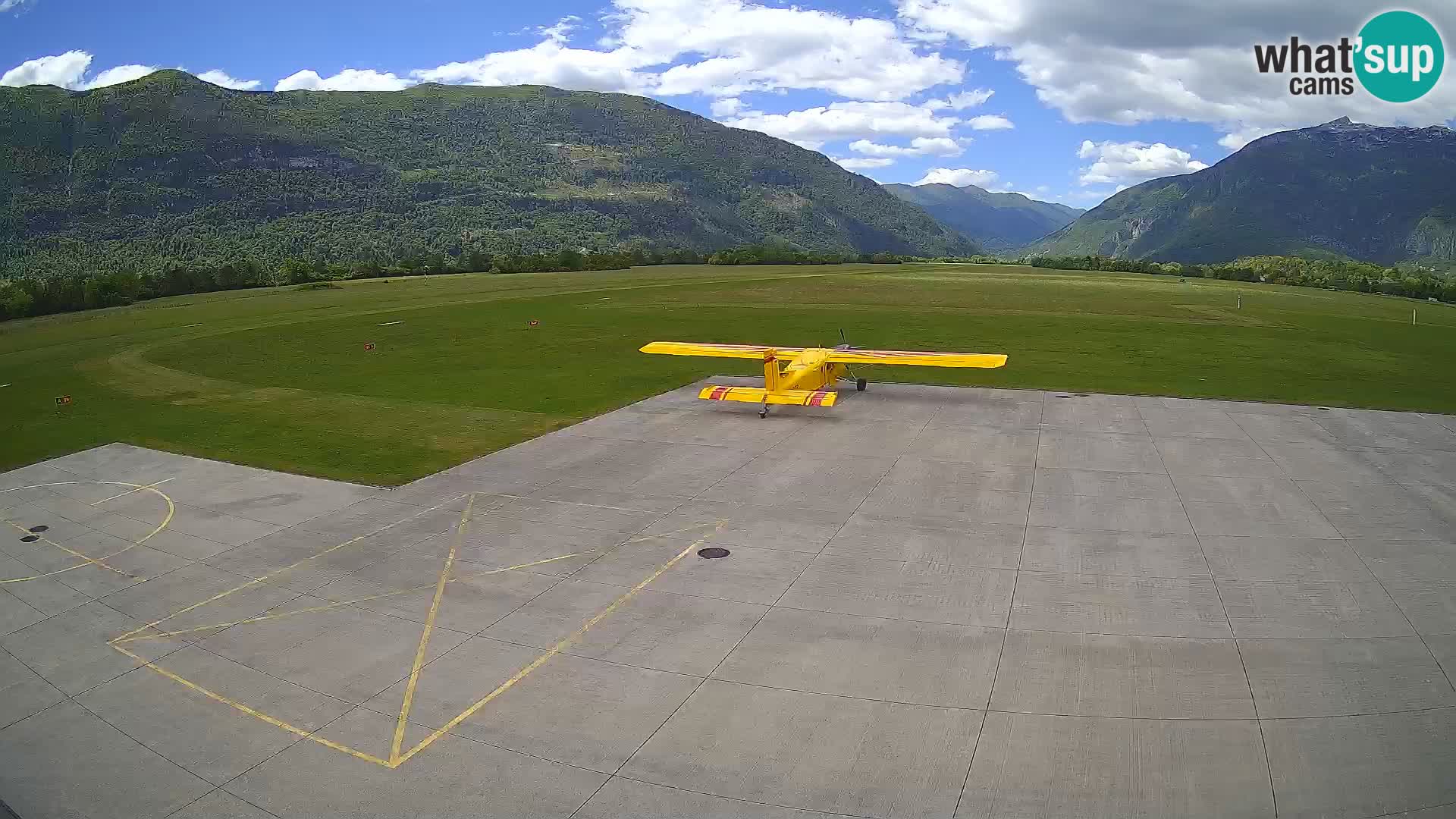 Cámara web del aeropuerto de Bovec – Skydive Bovec
