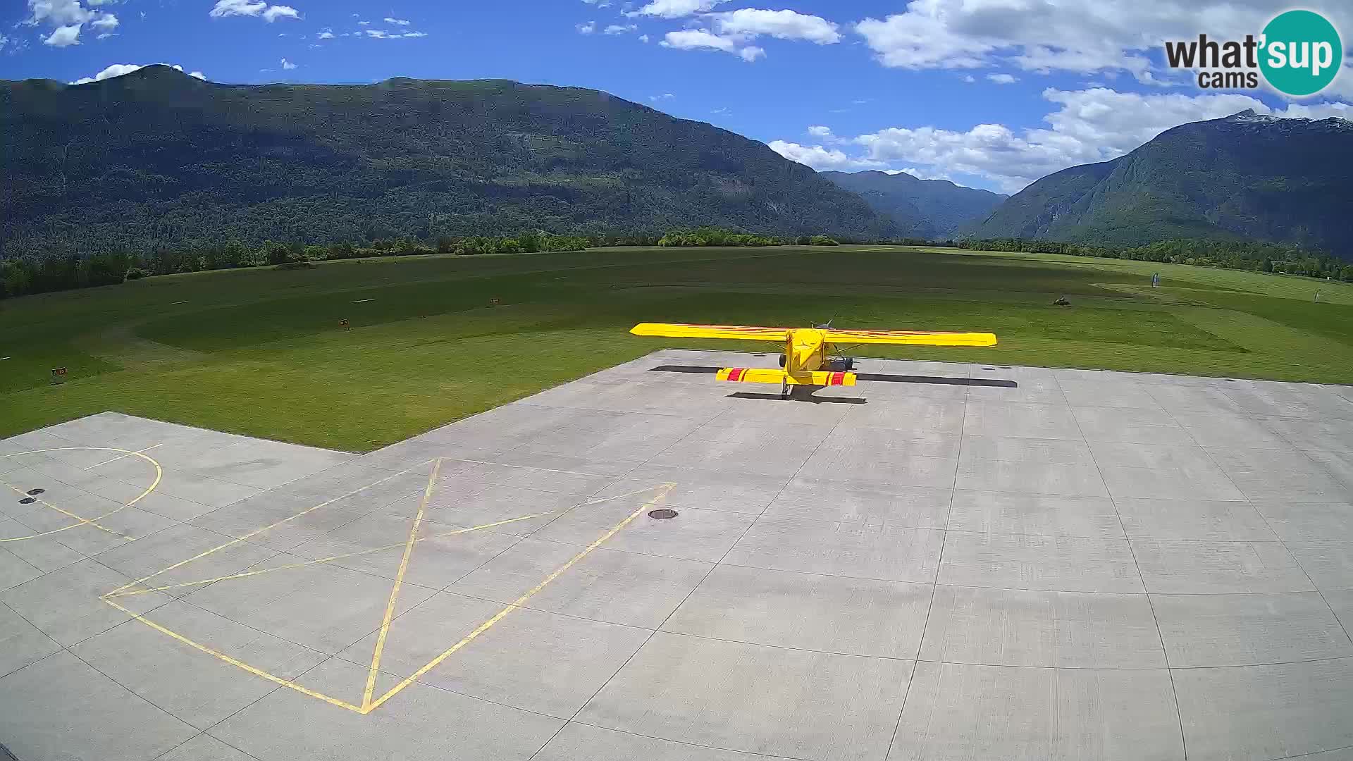 Cámara web del aeropuerto de Bovec – Skydive Bovec