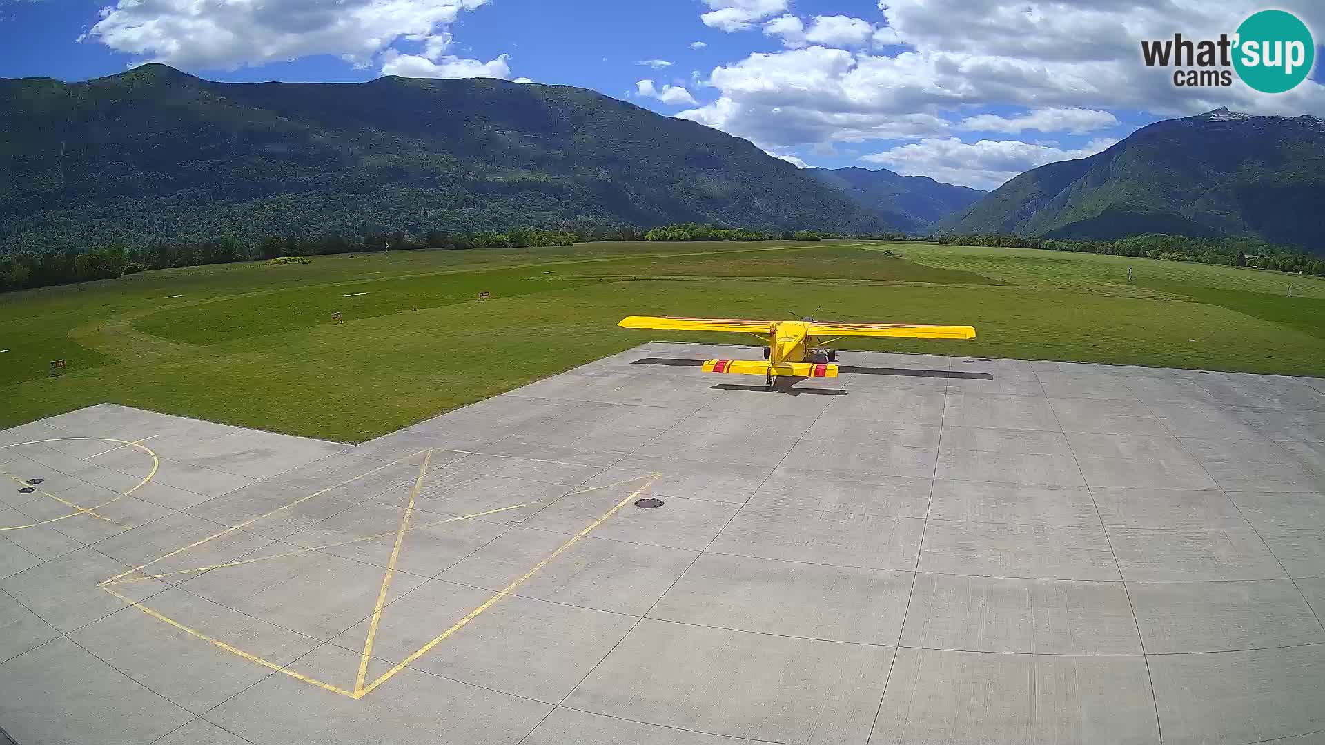 Webcam de l’aéroport de Bovec – Skydive Bovec