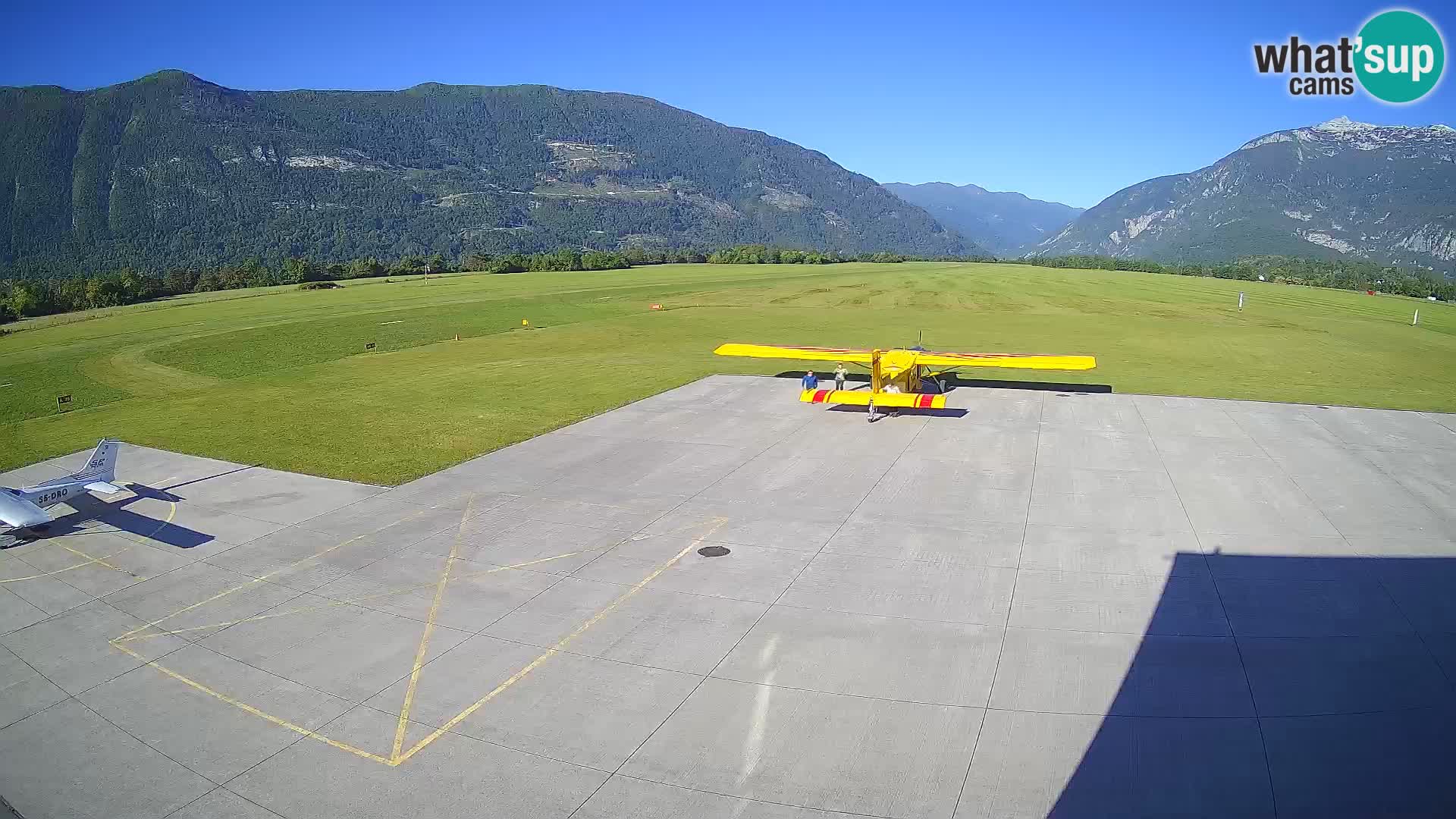 Cámara web del aeropuerto de Bovec – Skydive Bovec