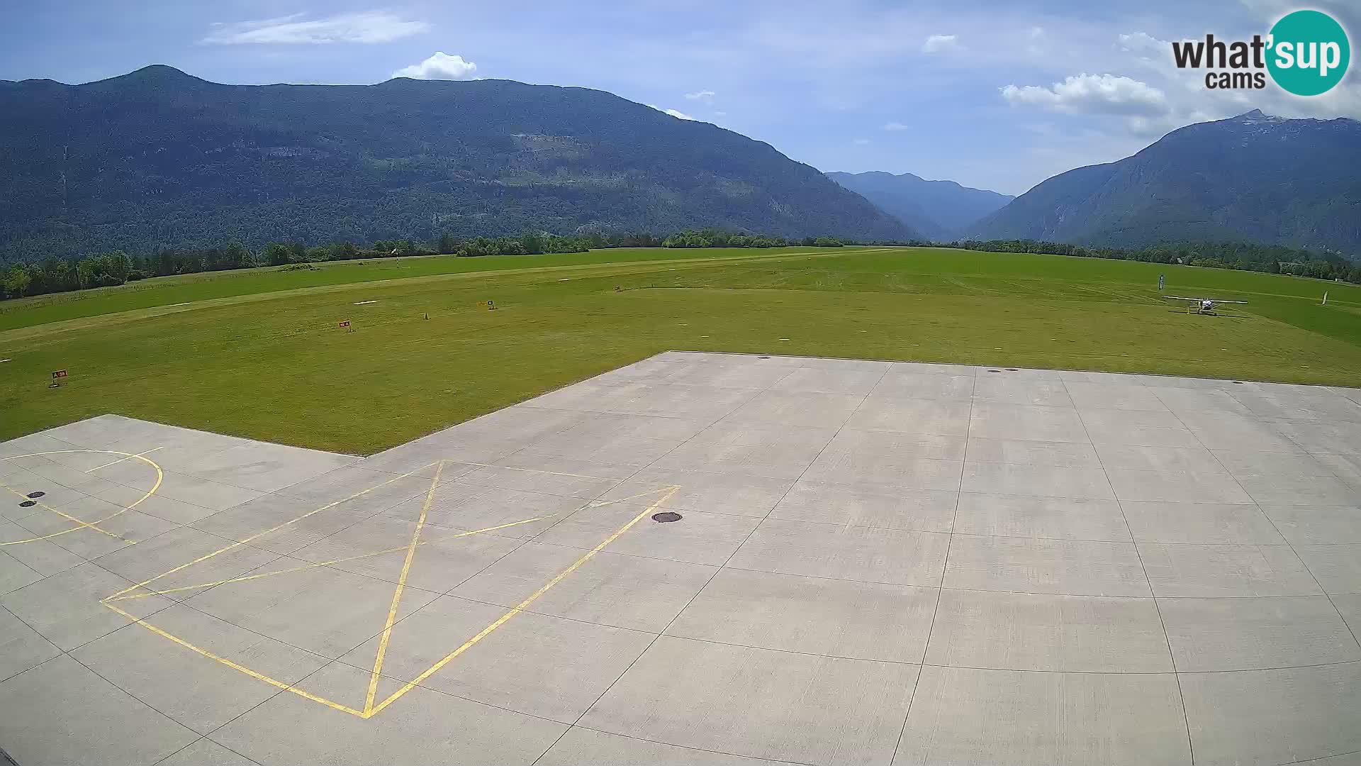 Cámara web del aeropuerto de Bovec – Skydive Bovec
