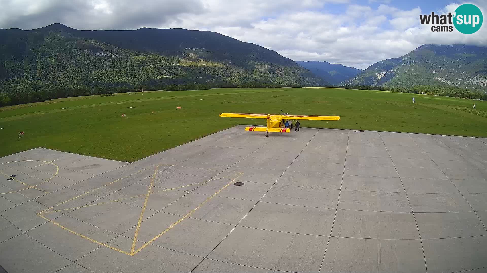 Cámara web del aeropuerto de Bovec – Skydive Bovec