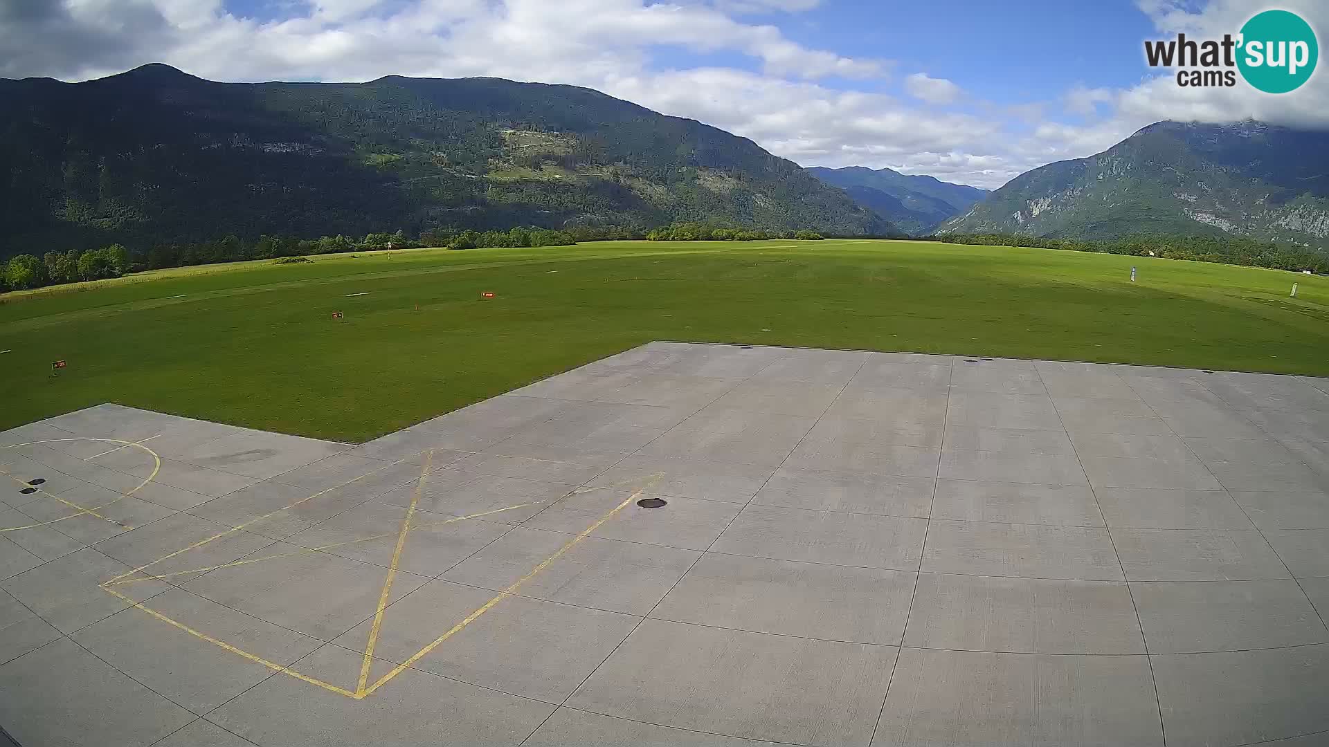 Webcam de l’aéroport de Bovec – Skydive Bovec