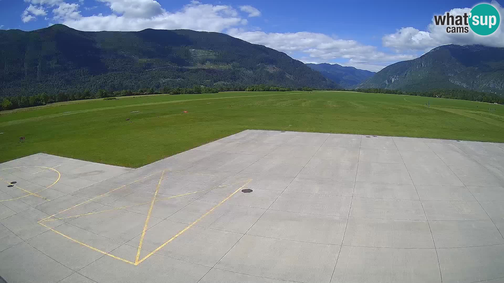 Cámara web del aeropuerto de Bovec – Skydive Bovec