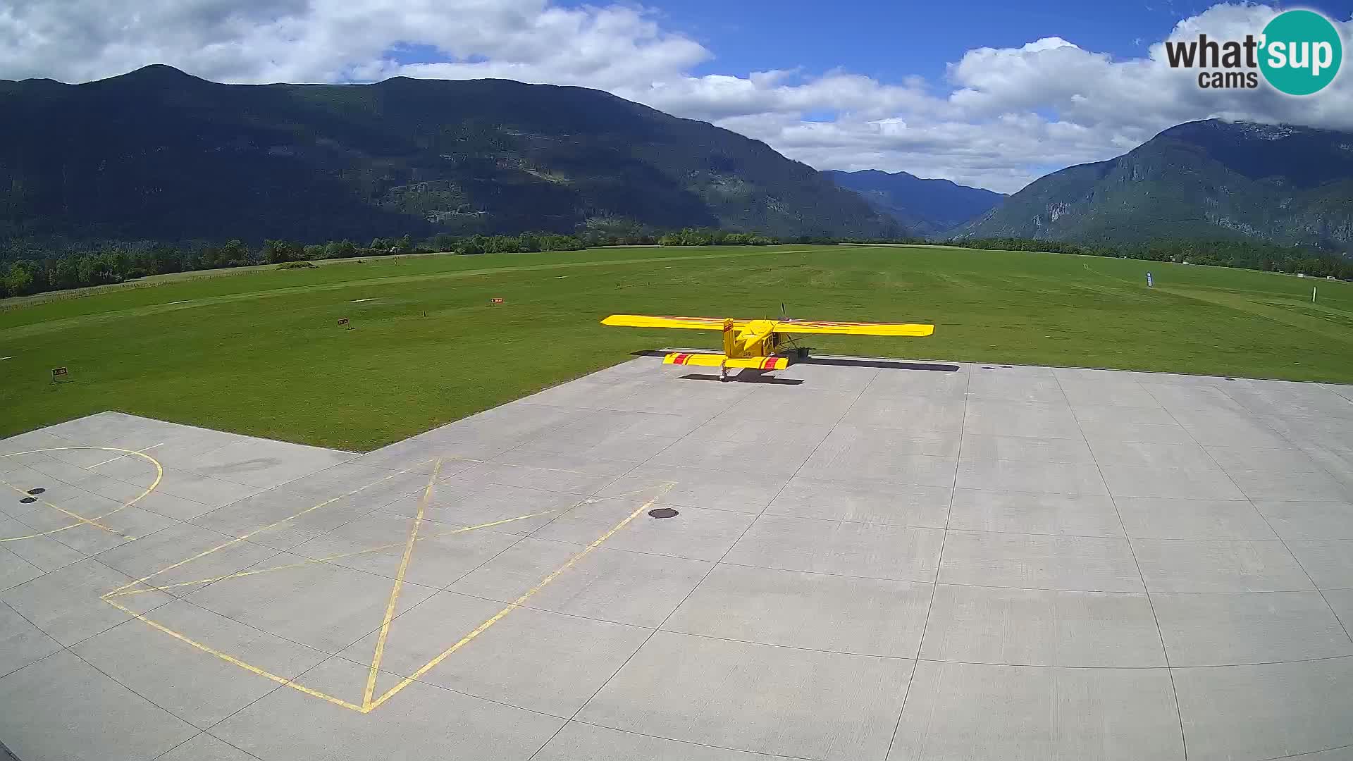 Webcam de l’aéroport de Bovec – Skydive Bovec