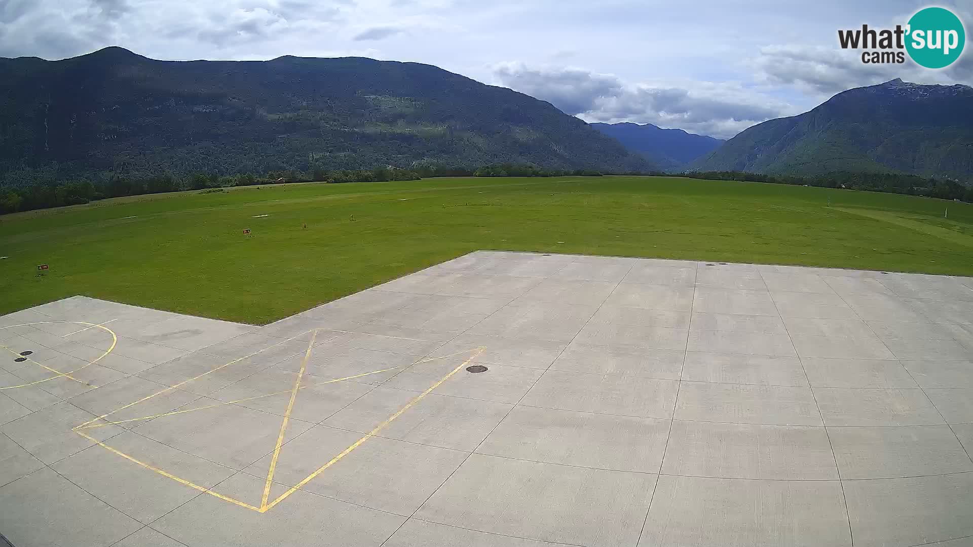 Cámara web del aeropuerto de Bovec – Skydive Bovec