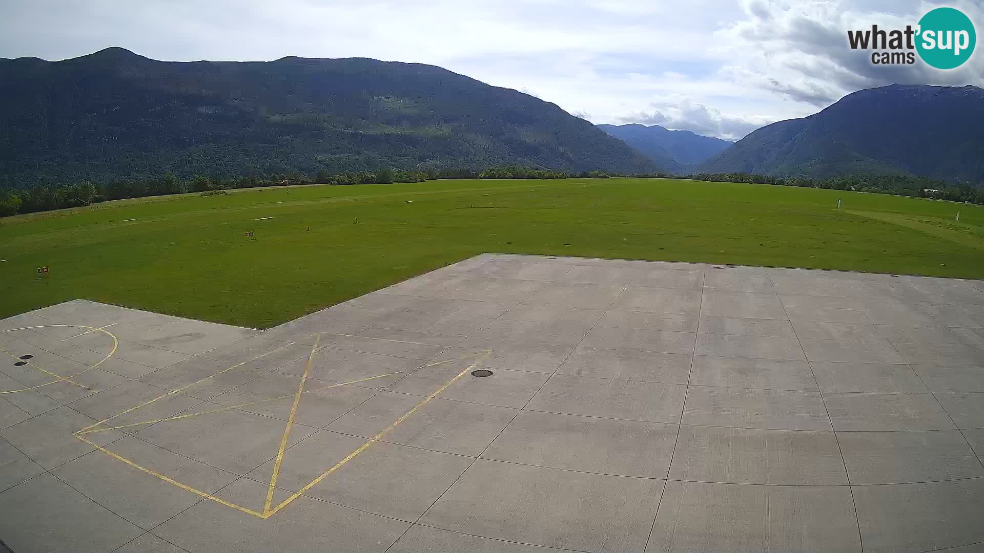 Webcam de l’aéroport de Bovec – Skydive Bovec