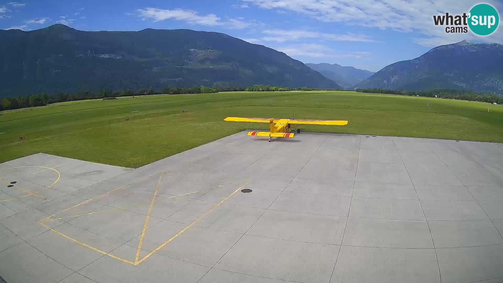 Webcam de l’aéroport de Bovec – Skydive Bovec