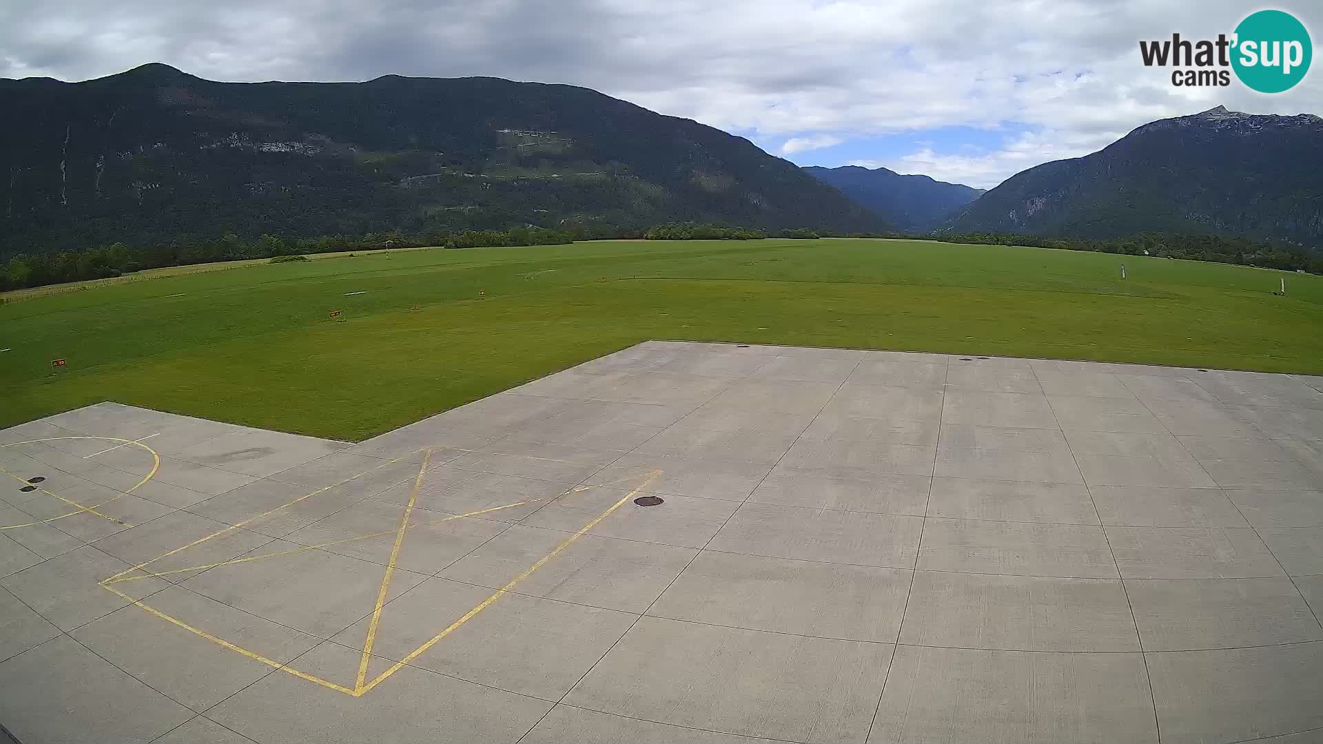 Bovec spletna kamera letališče – Skydive Bovec