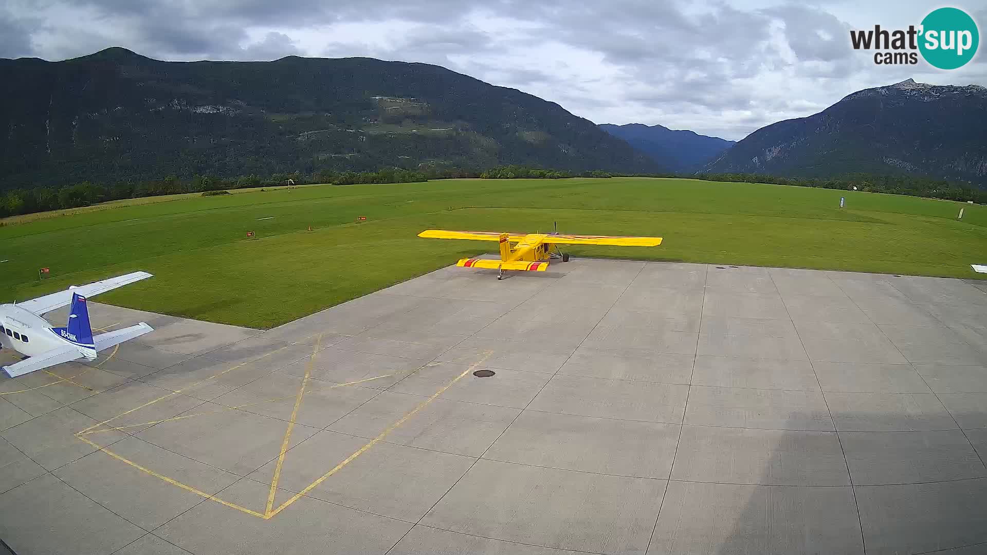 Cámara web del aeropuerto de Bovec – Skydive Bovec