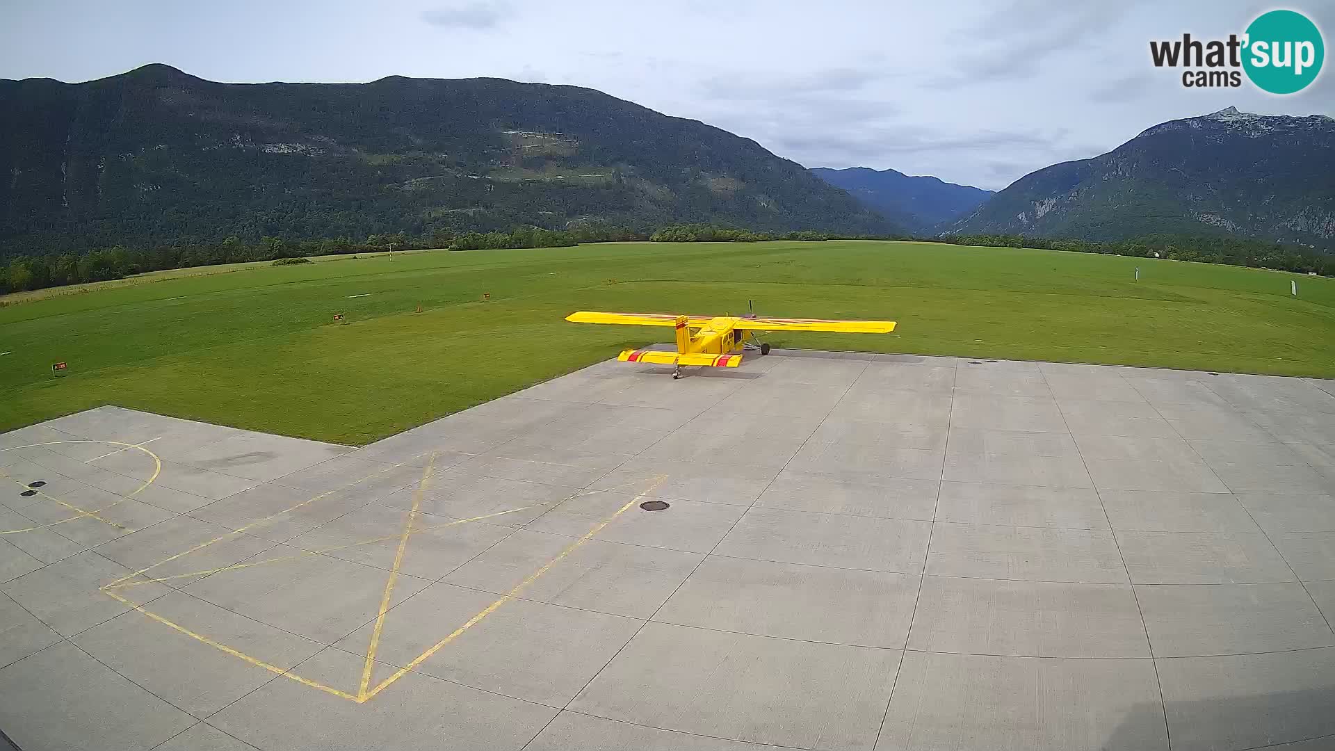 Webcam de l’aéroport de Bovec – Skydive Bovec