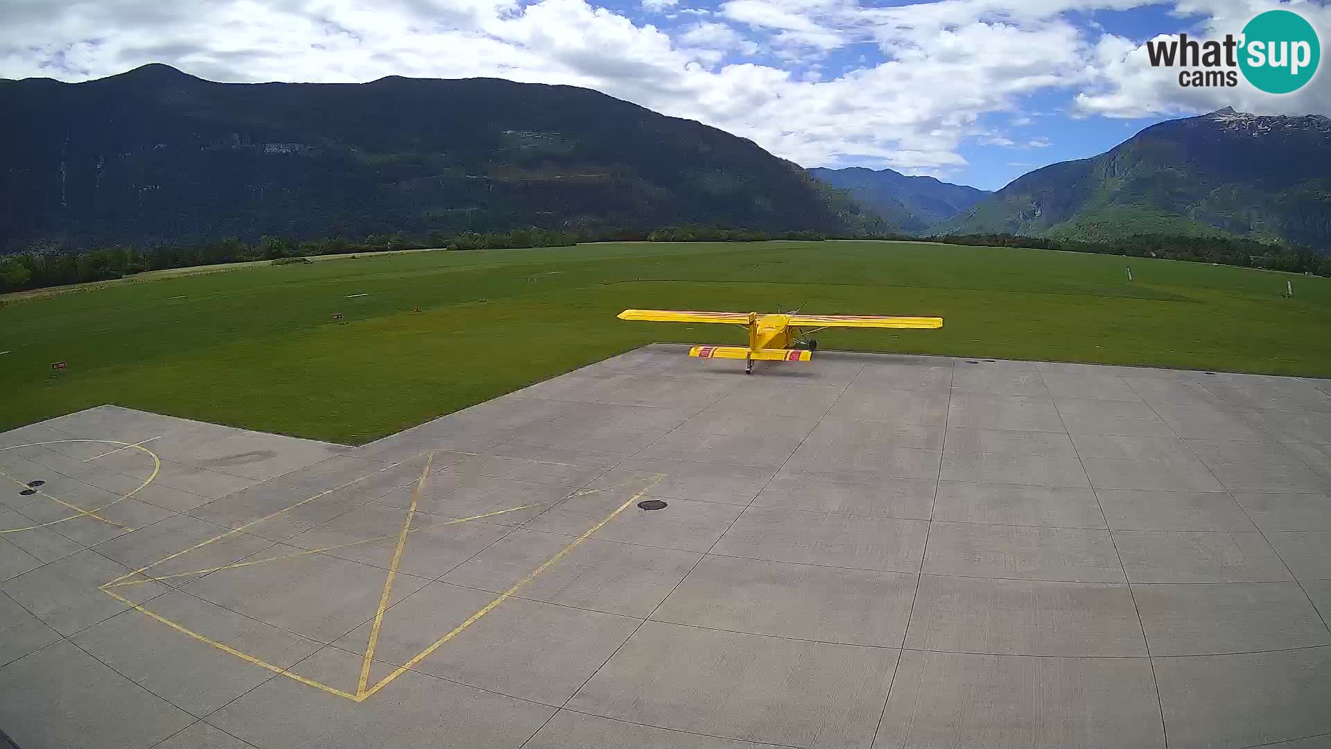 Webcam de l’aéroport de Bovec – Skydive Bovec