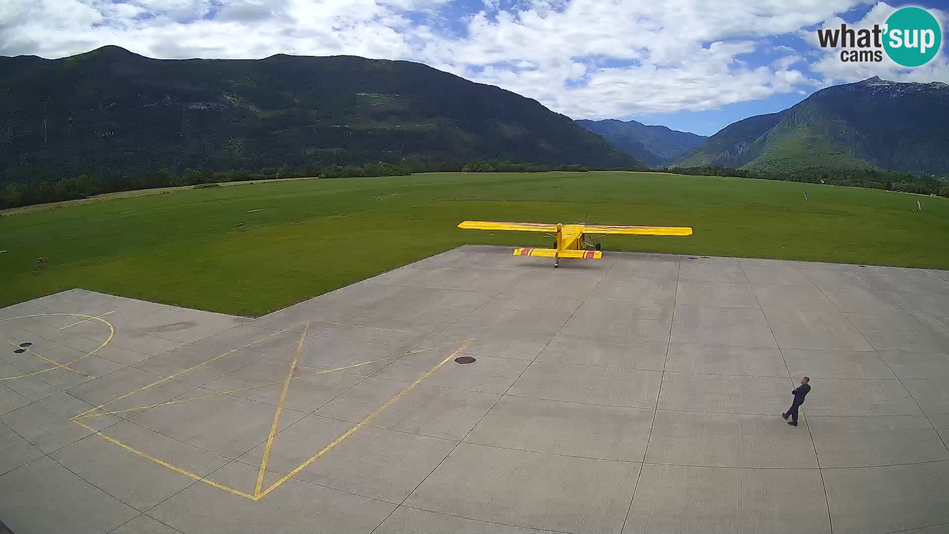 Webcam de l’aéroport de Bovec – Skydive Bovec