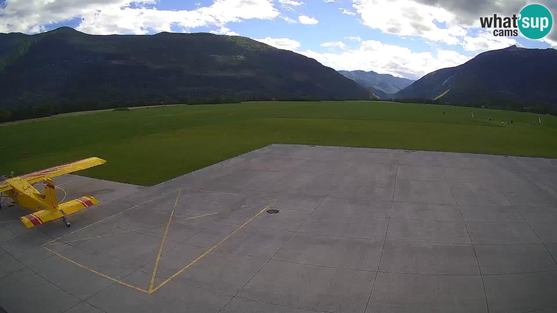 Cámara web del aeropuerto de Bovec – Skydive Bovec