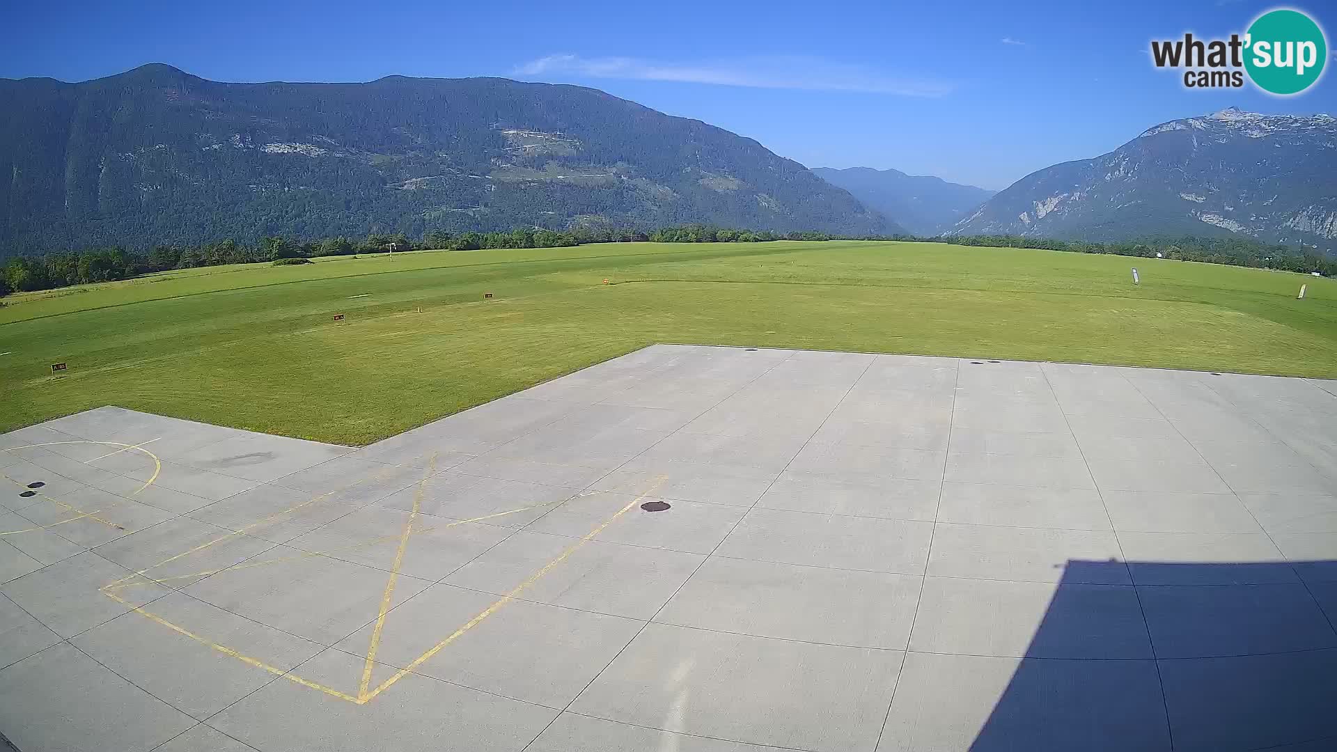 Cámara web del aeropuerto de Bovec – Skydive Bovec