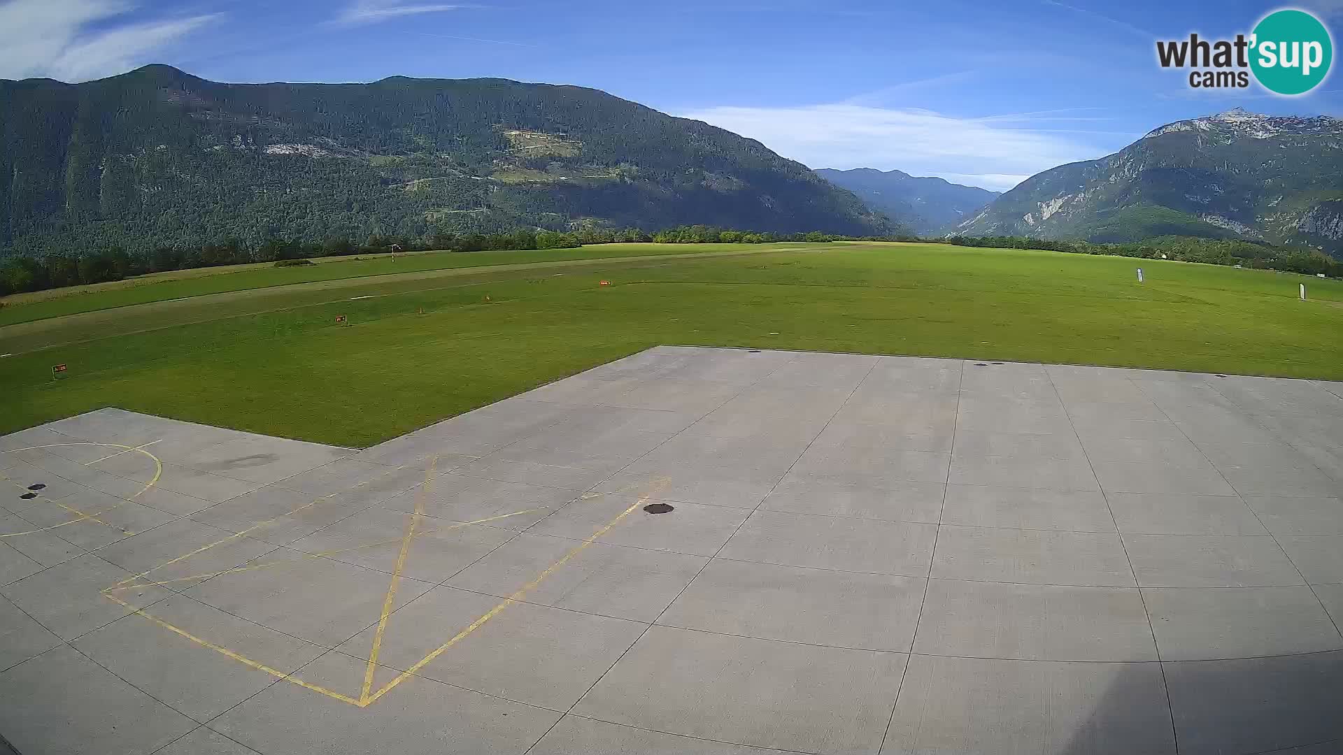Cámara web del aeropuerto de Bovec – Skydive Bovec