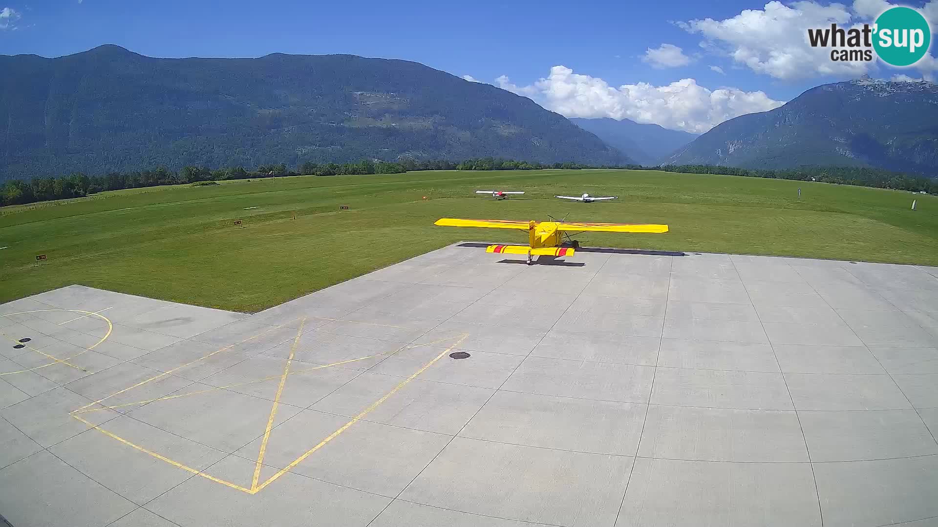 Cámara web del aeropuerto de Bovec – Skydive Bovec