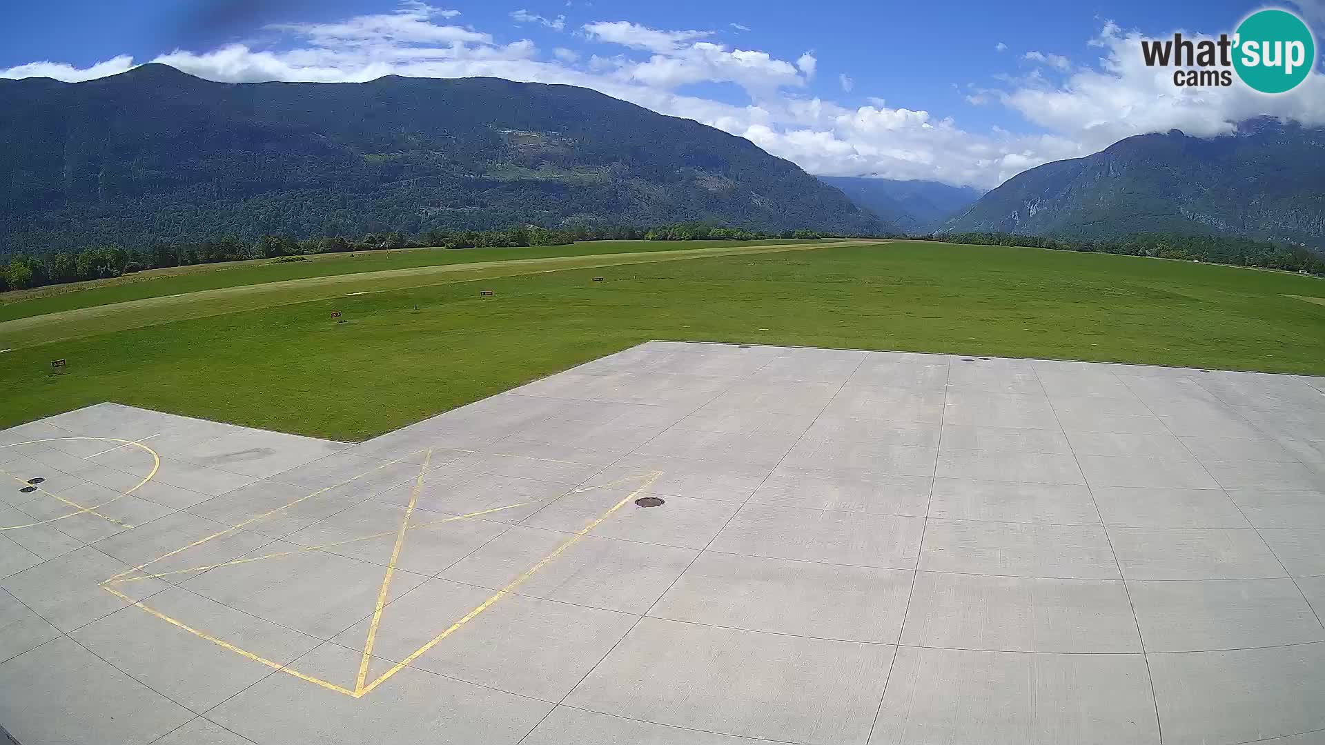 Cámara web del aeropuerto de Bovec – Skydive Bovec