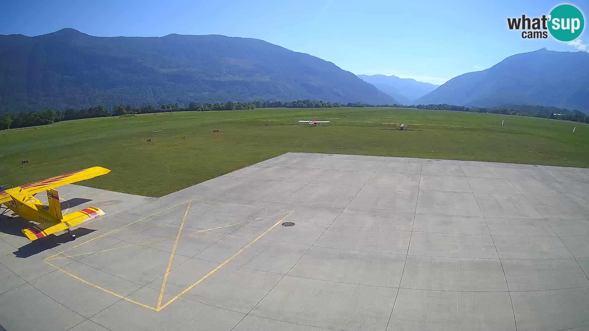 Cámara web del aeropuerto de Bovec – Skydive Bovec