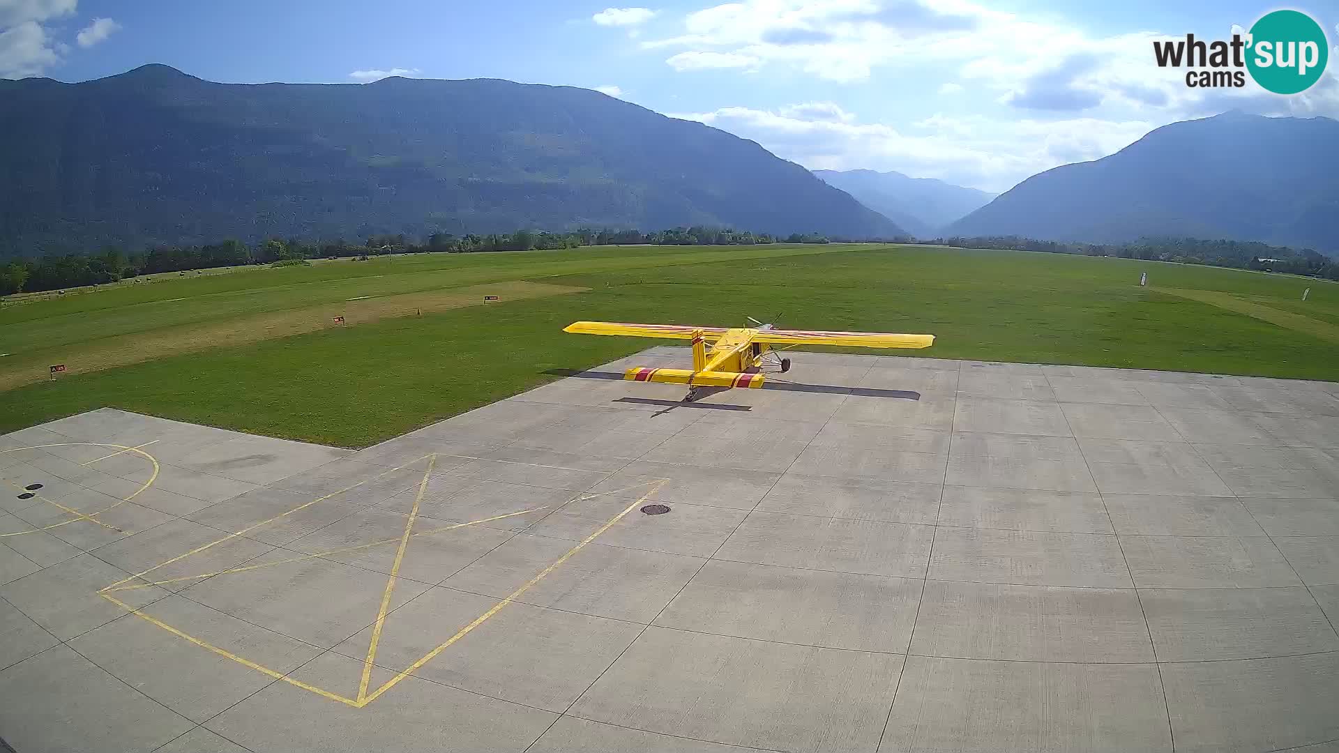 Webcam de l’aéroport de Bovec – Skydive Bovec