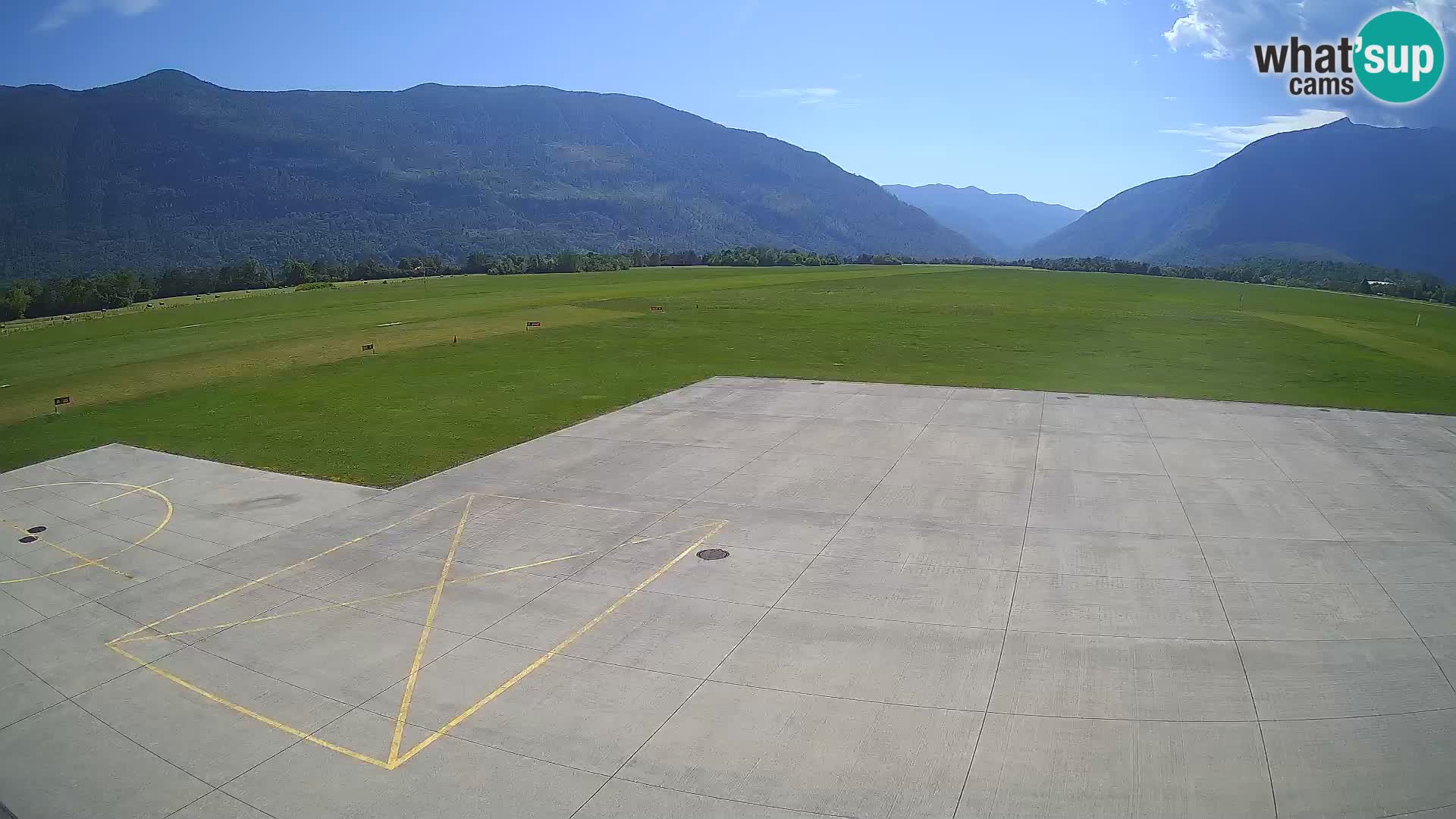 Cámara web del aeropuerto de Bovec – Skydive Bovec