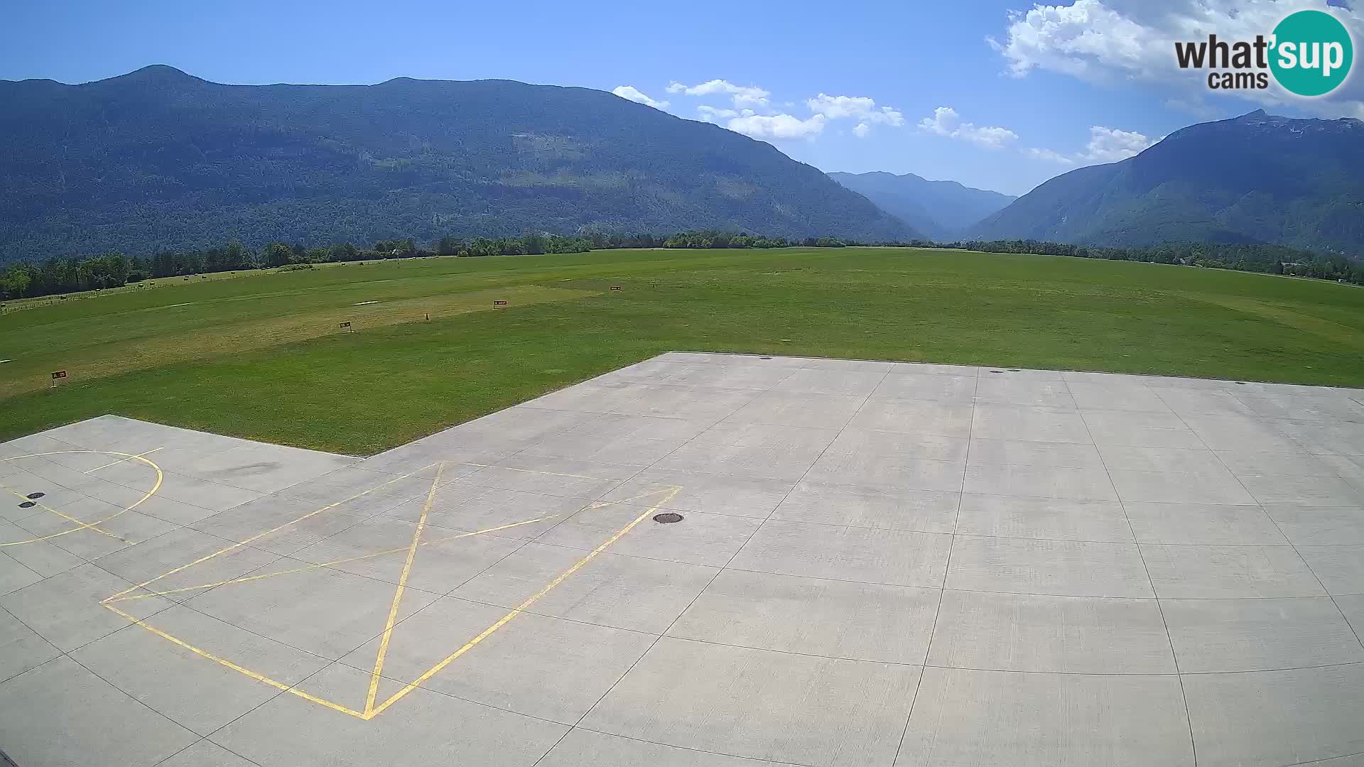 Bovec spletna kamera letališče – Skydive Bovec