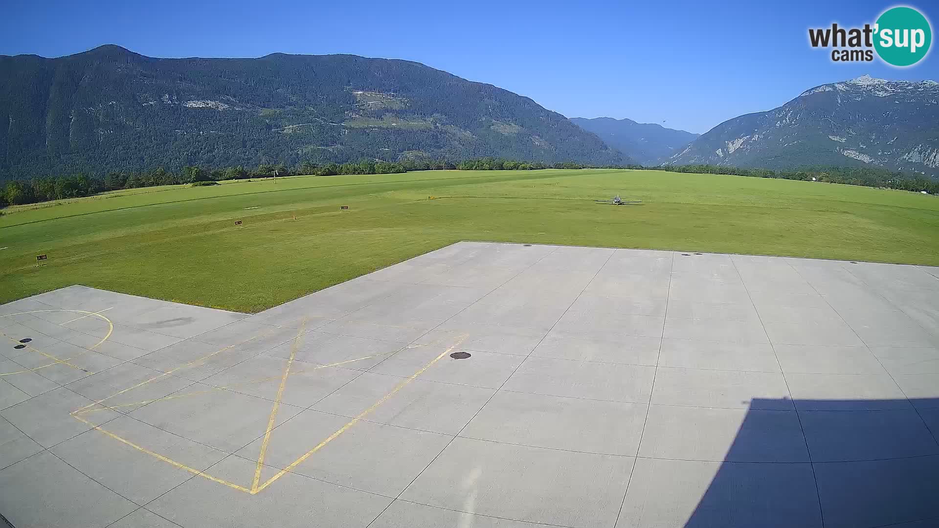 Cámara web del aeropuerto de Bovec – Skydive Bovec