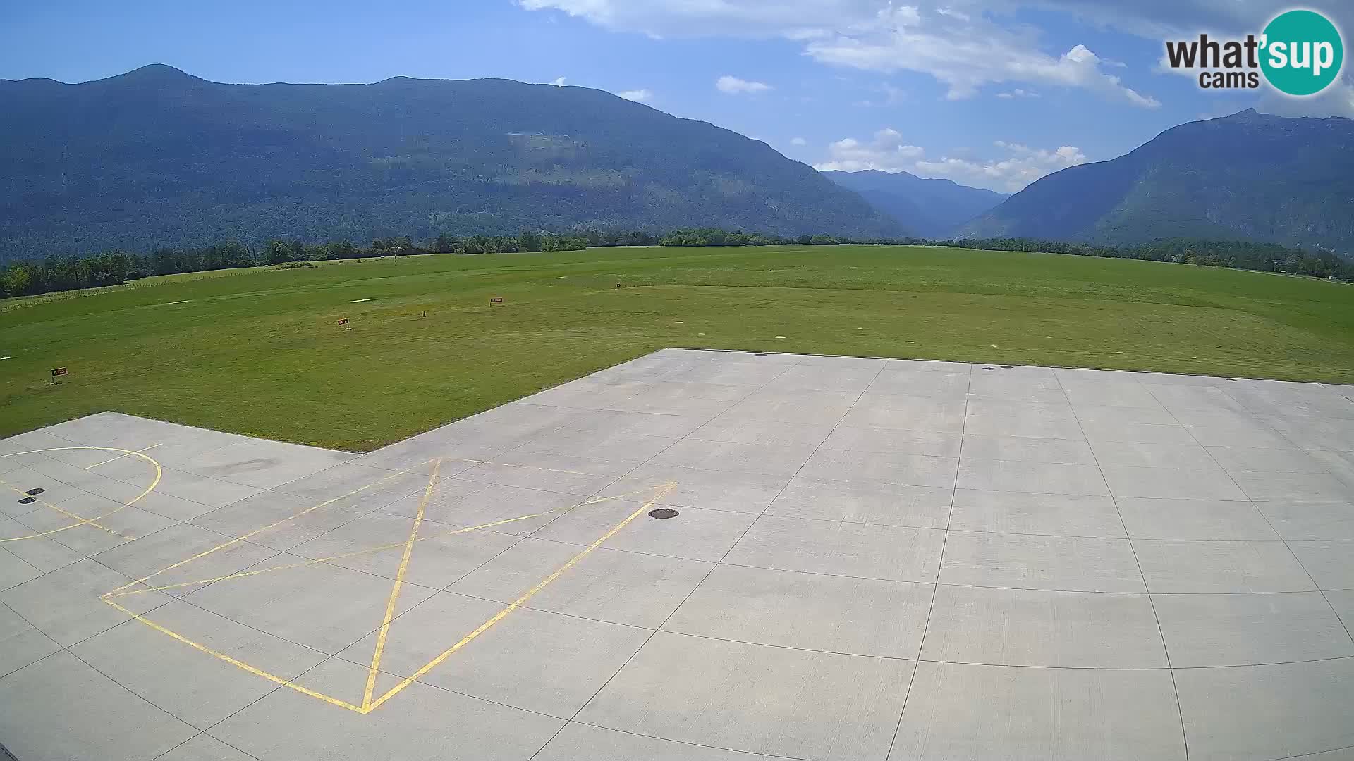 Cámara web del aeropuerto de Bovec – Skydive Bovec