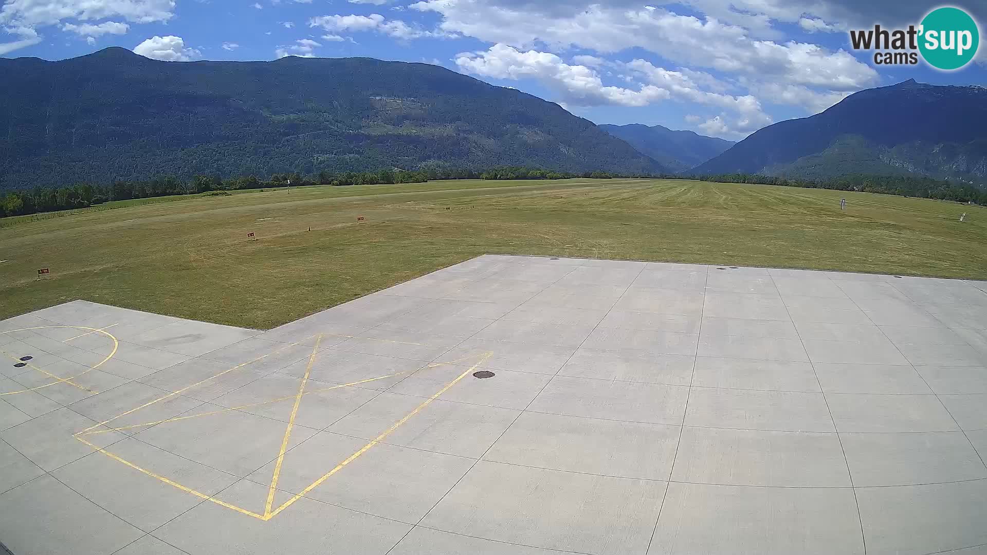 Cámara web del aeropuerto de Bovec – Skydive Bovec