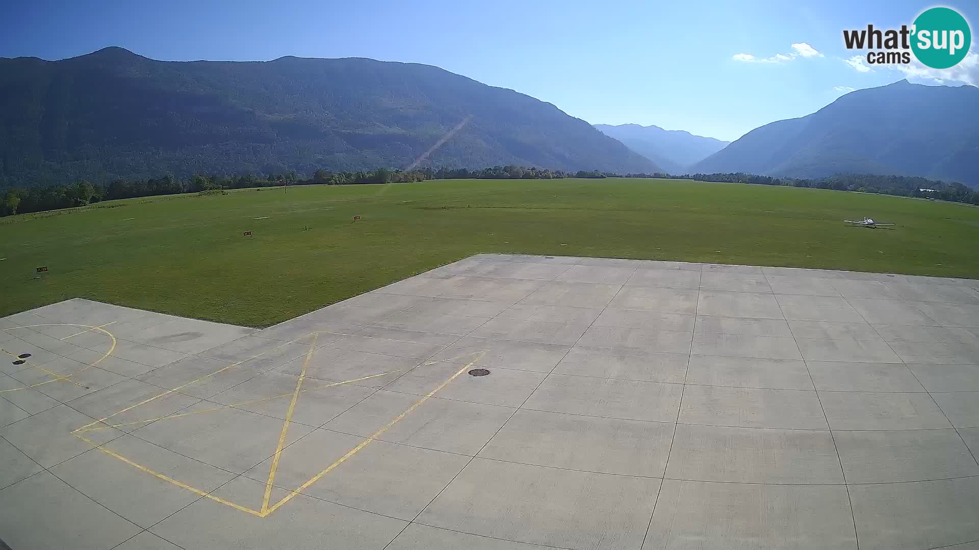 Cámara web del aeropuerto de Bovec – Skydive Bovec